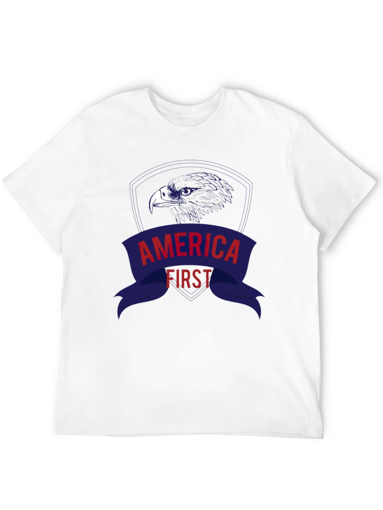America First Eagle Graphic T-Shirt