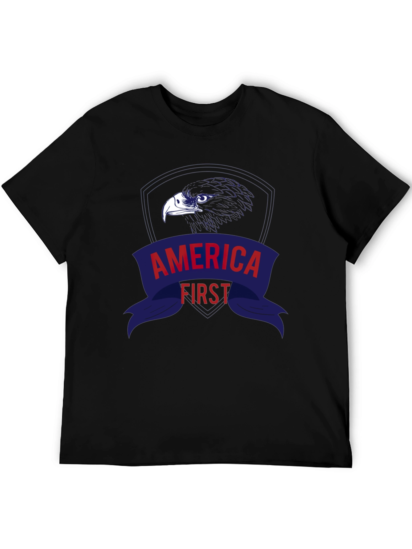 America First Eagle Graphic T-Shirt