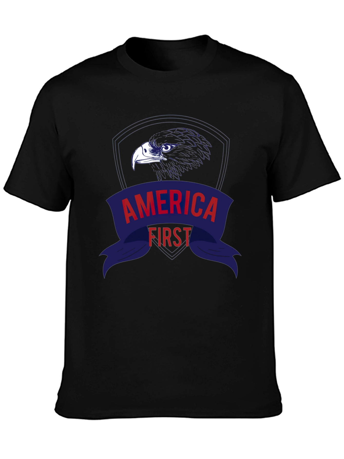 America First Eagle Graphic T-Shirt