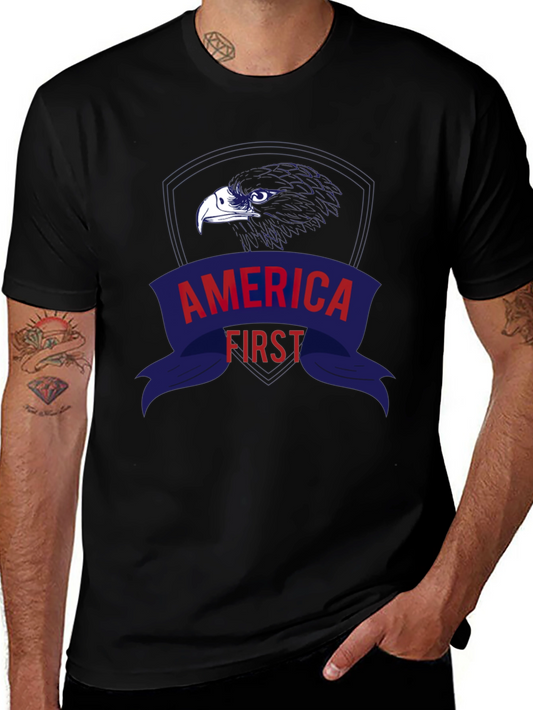 America First Eagle Graphic T-Shirt
