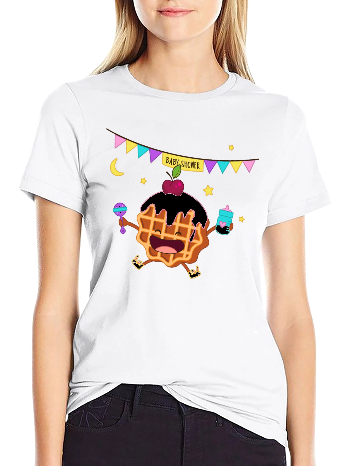 Baby Shower Waffle T-Shirt