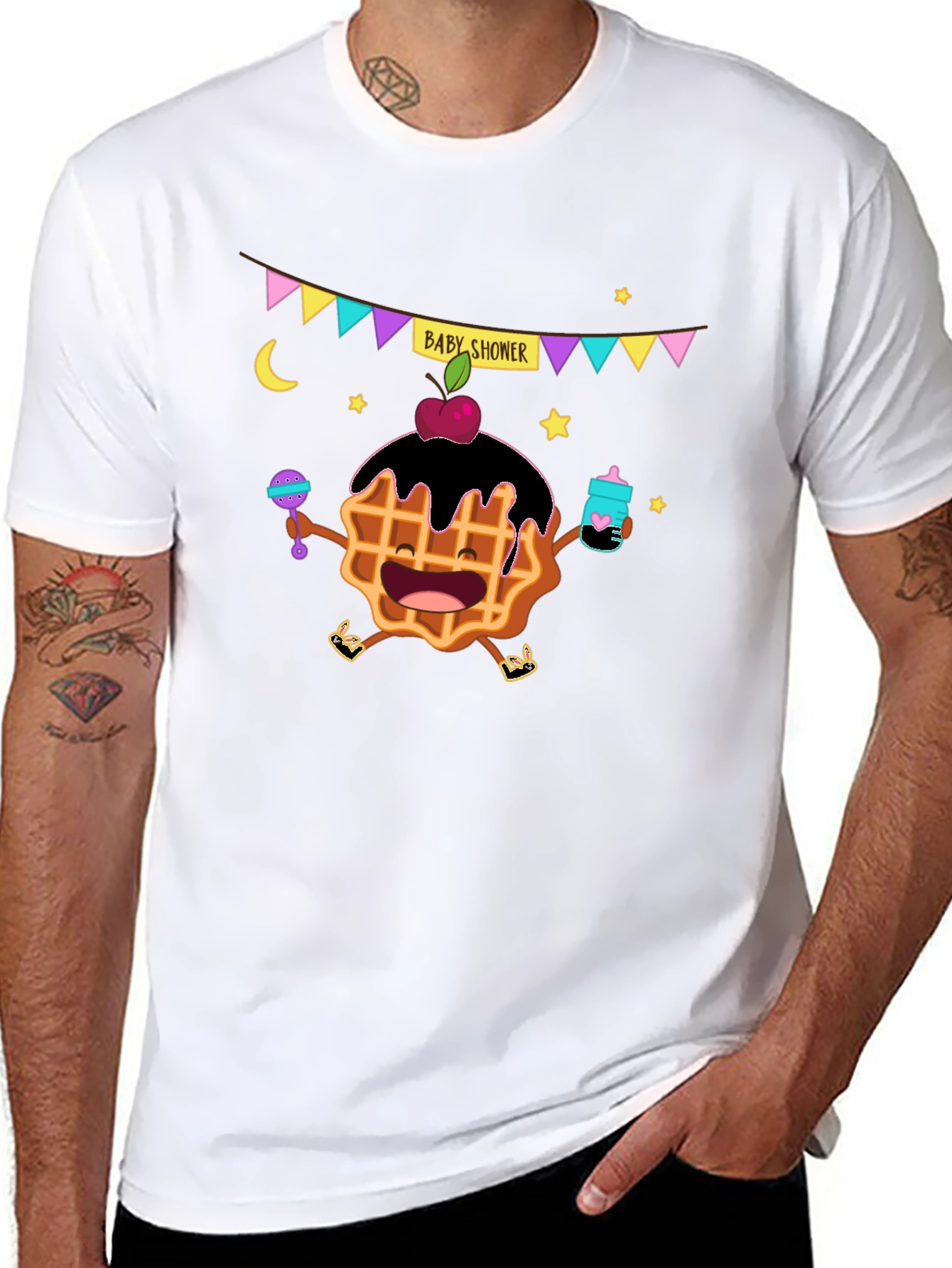 Baby Shower Waffle T-Shirt