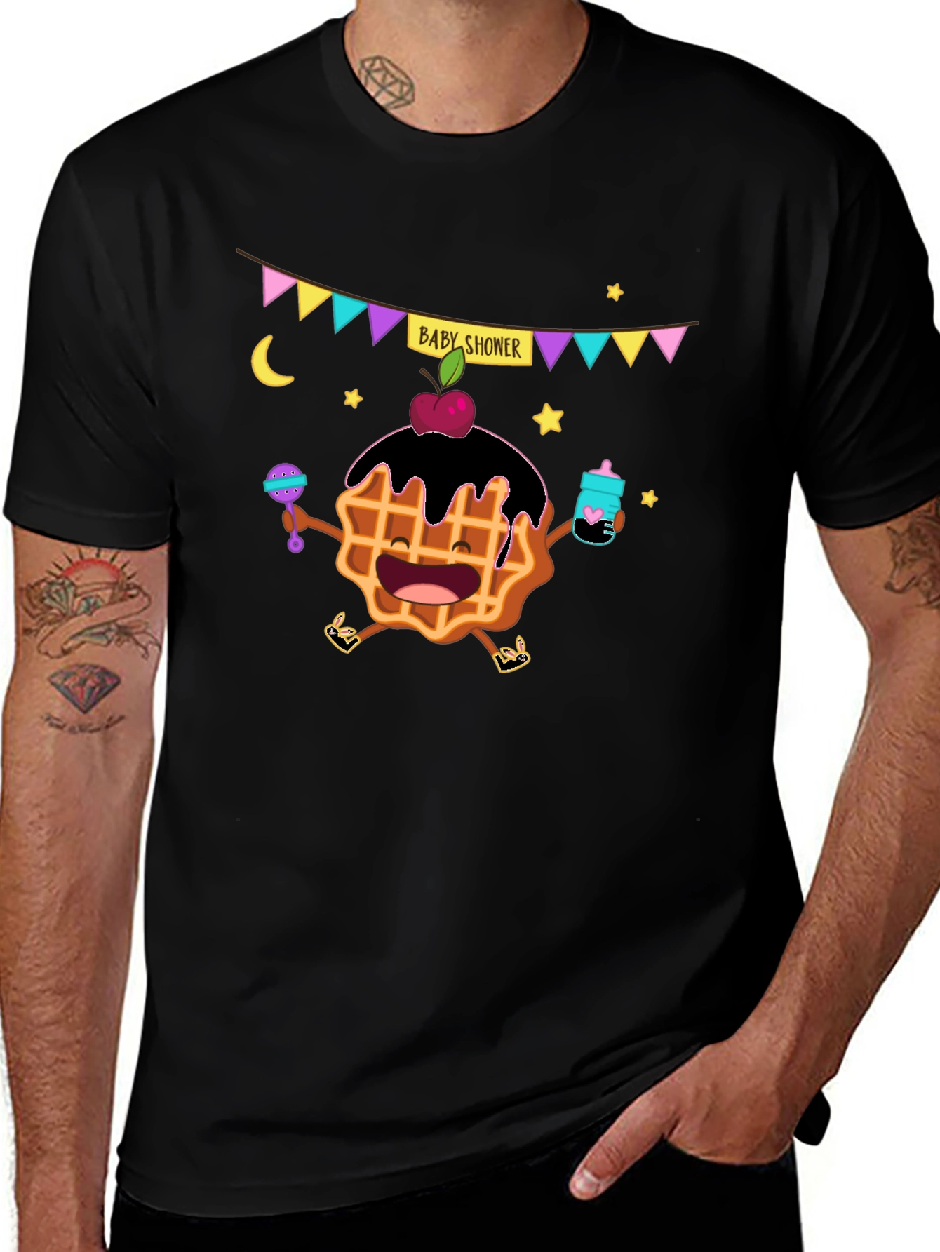 Baby Shower Waffle T-Shirt