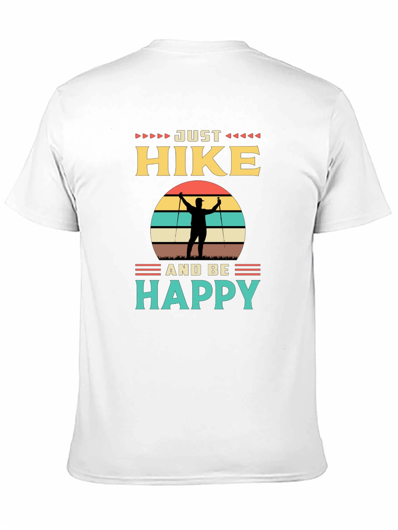Just Hike and Be Happy Graphic Tee