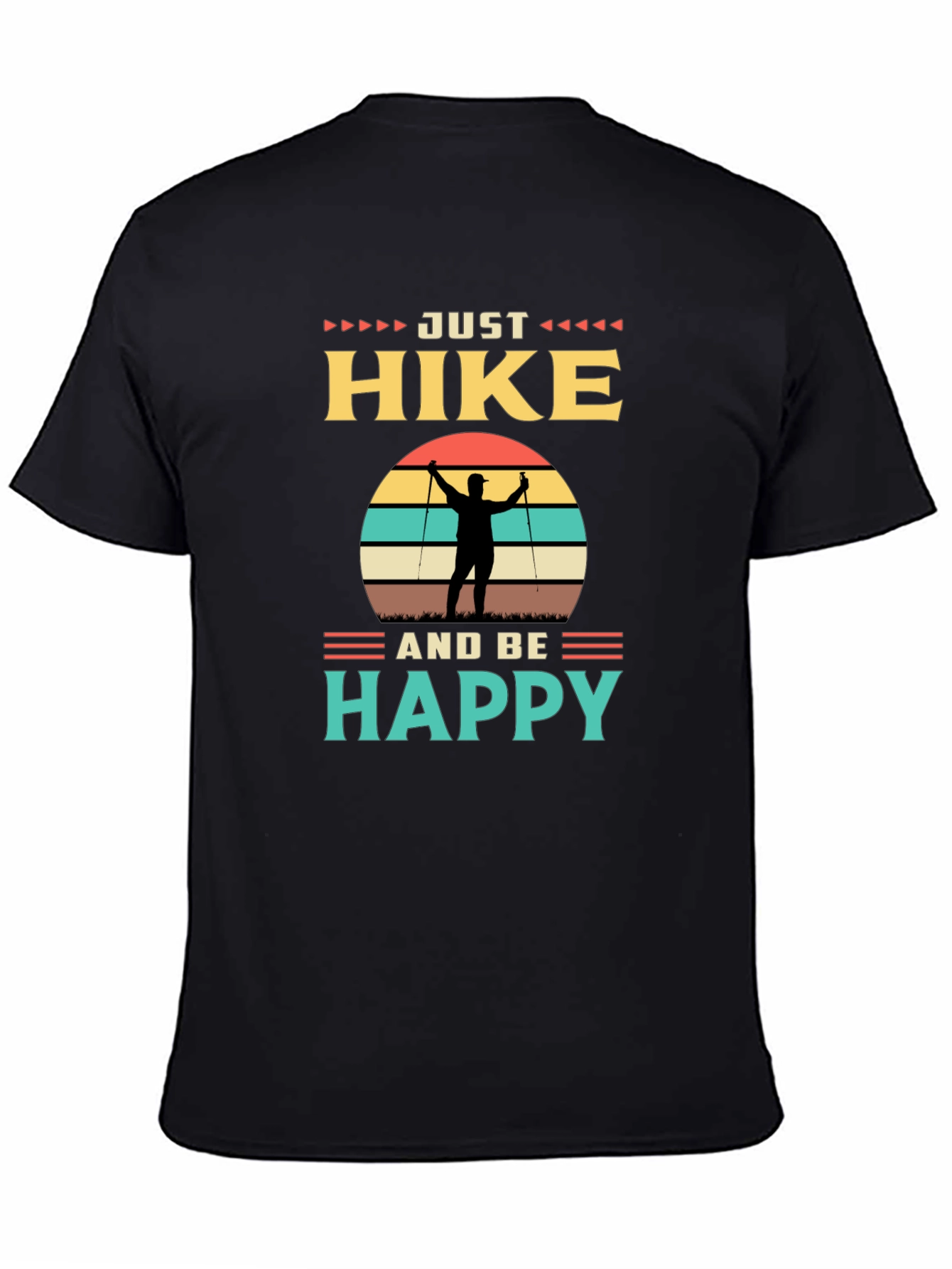 Just Hike and Be Happy Graphic Tee