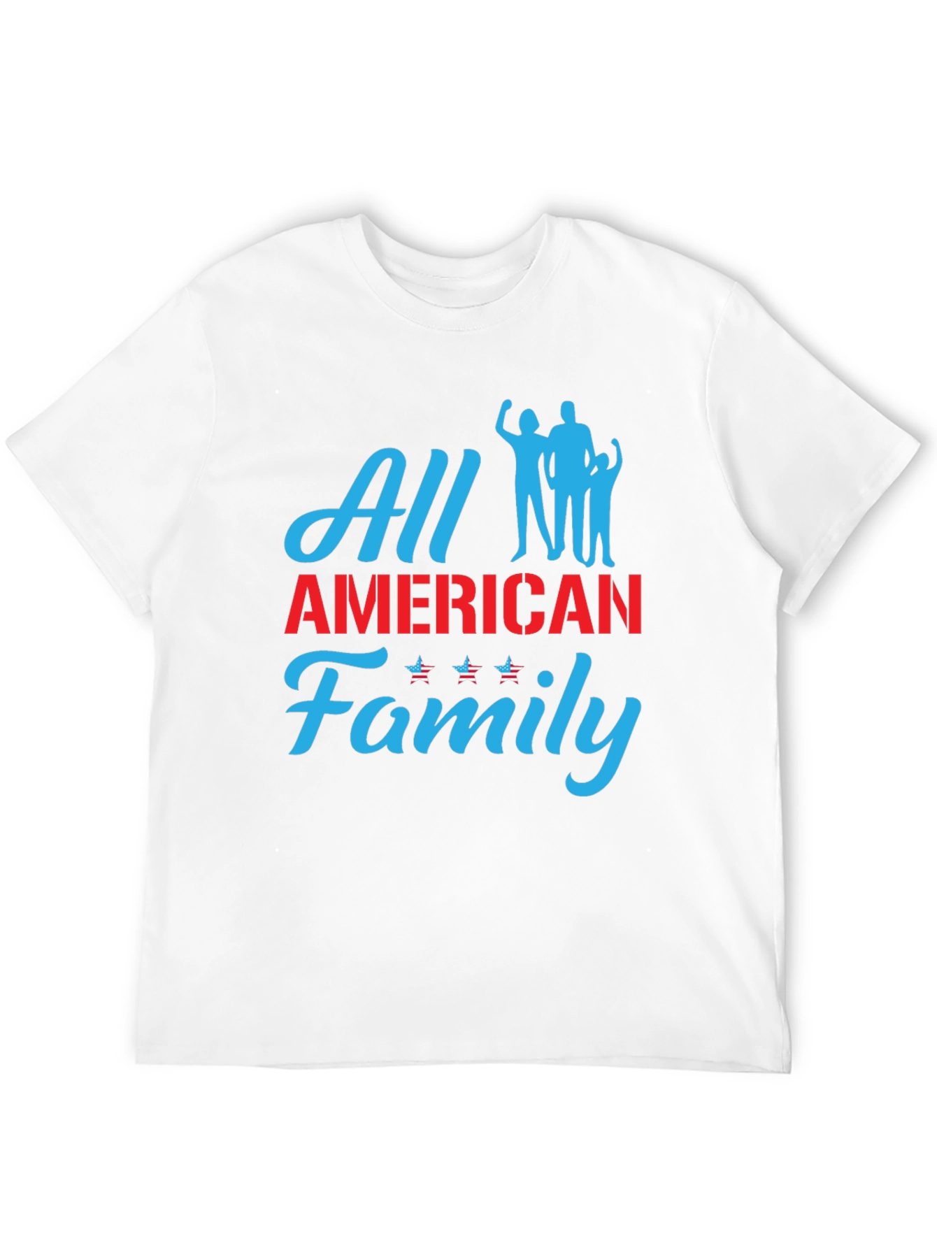 All American Family Graphic Tee - Patriotic Pride