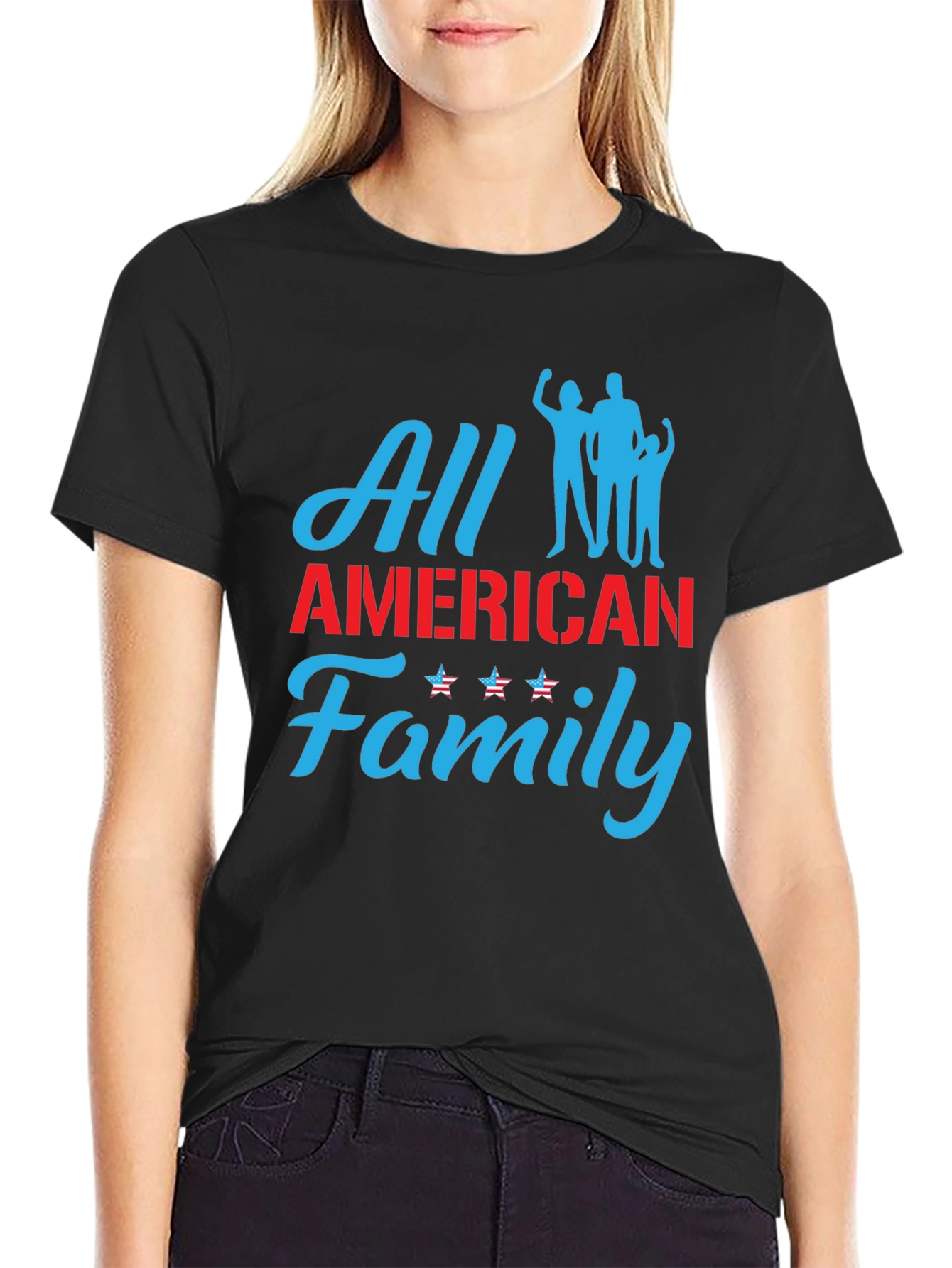 All American Family Graphic Tee - Patriotic Pride