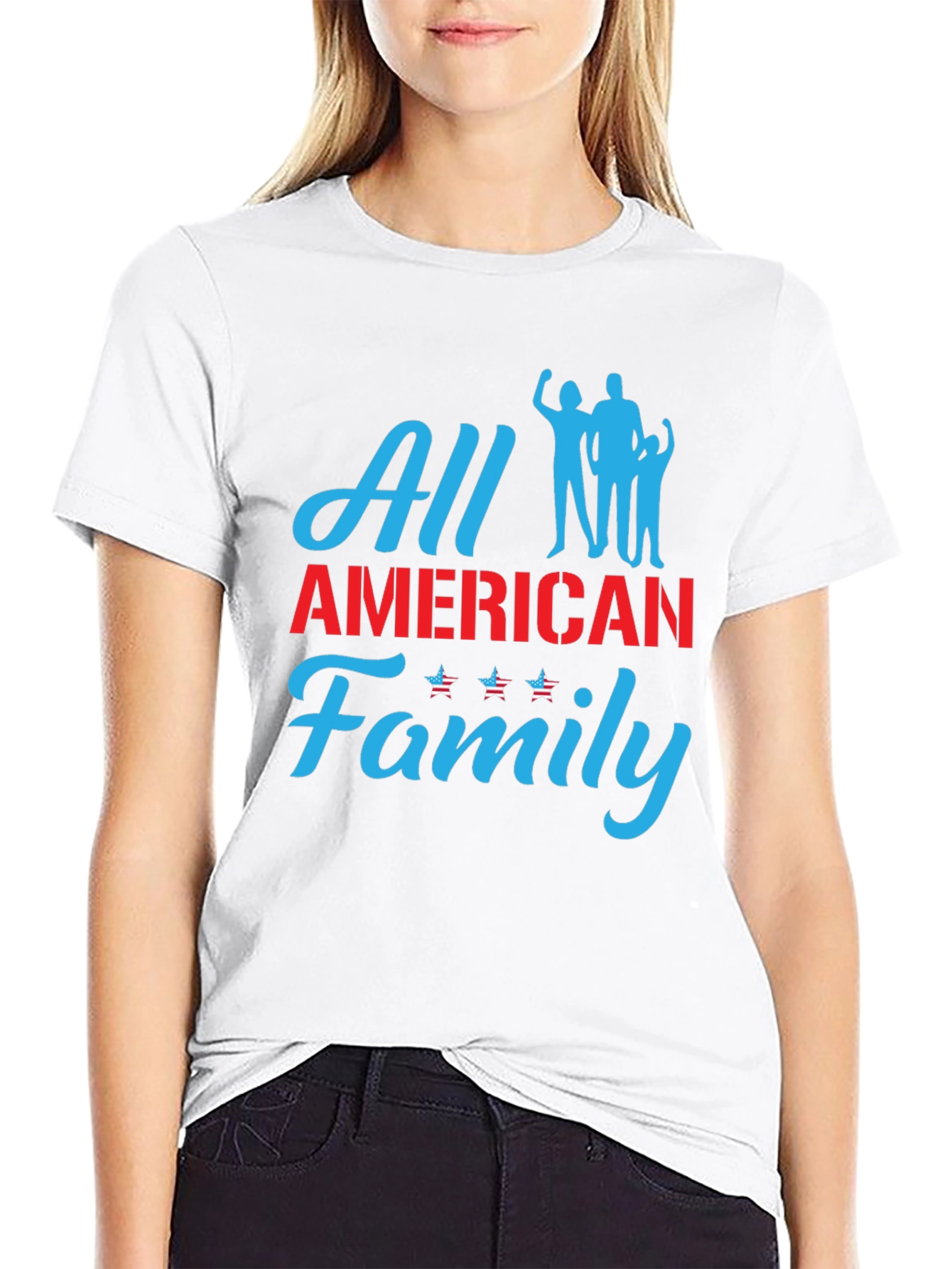 All American Family Graphic Tee - Patriotic Pride