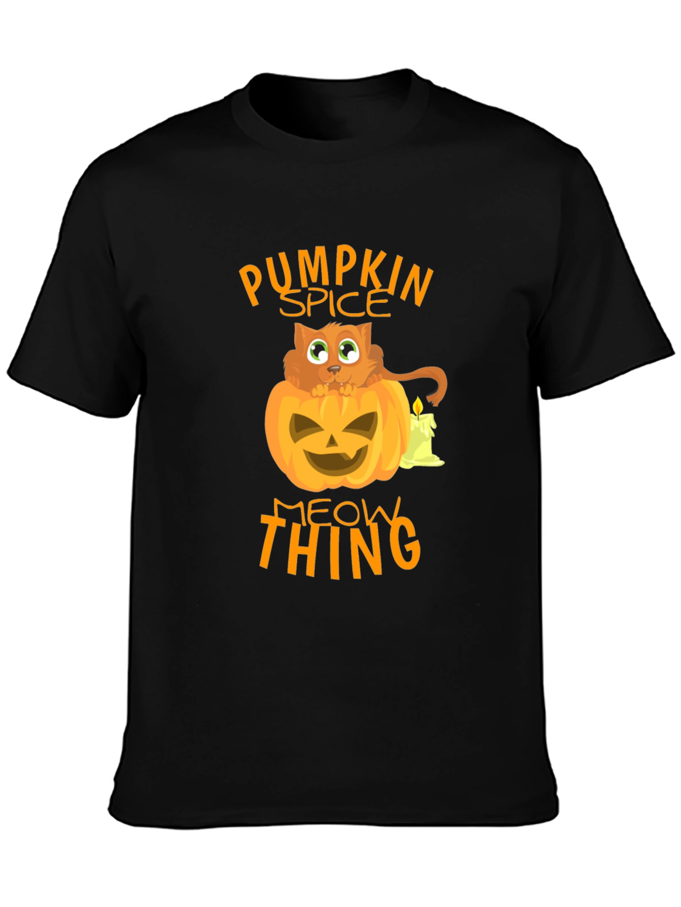 Pumpkin Spice Meow Thing Halloween T-Shirt