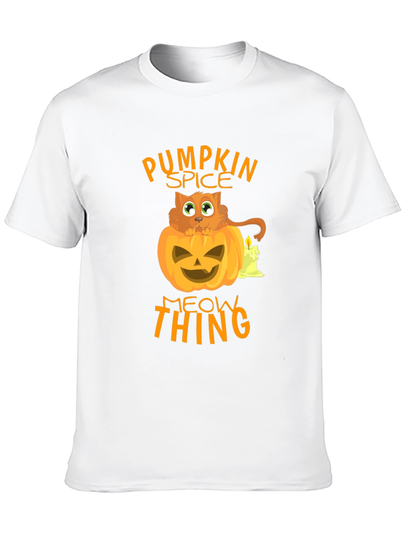 Pumpkin Spice Meow Thing Halloween T-Shirt