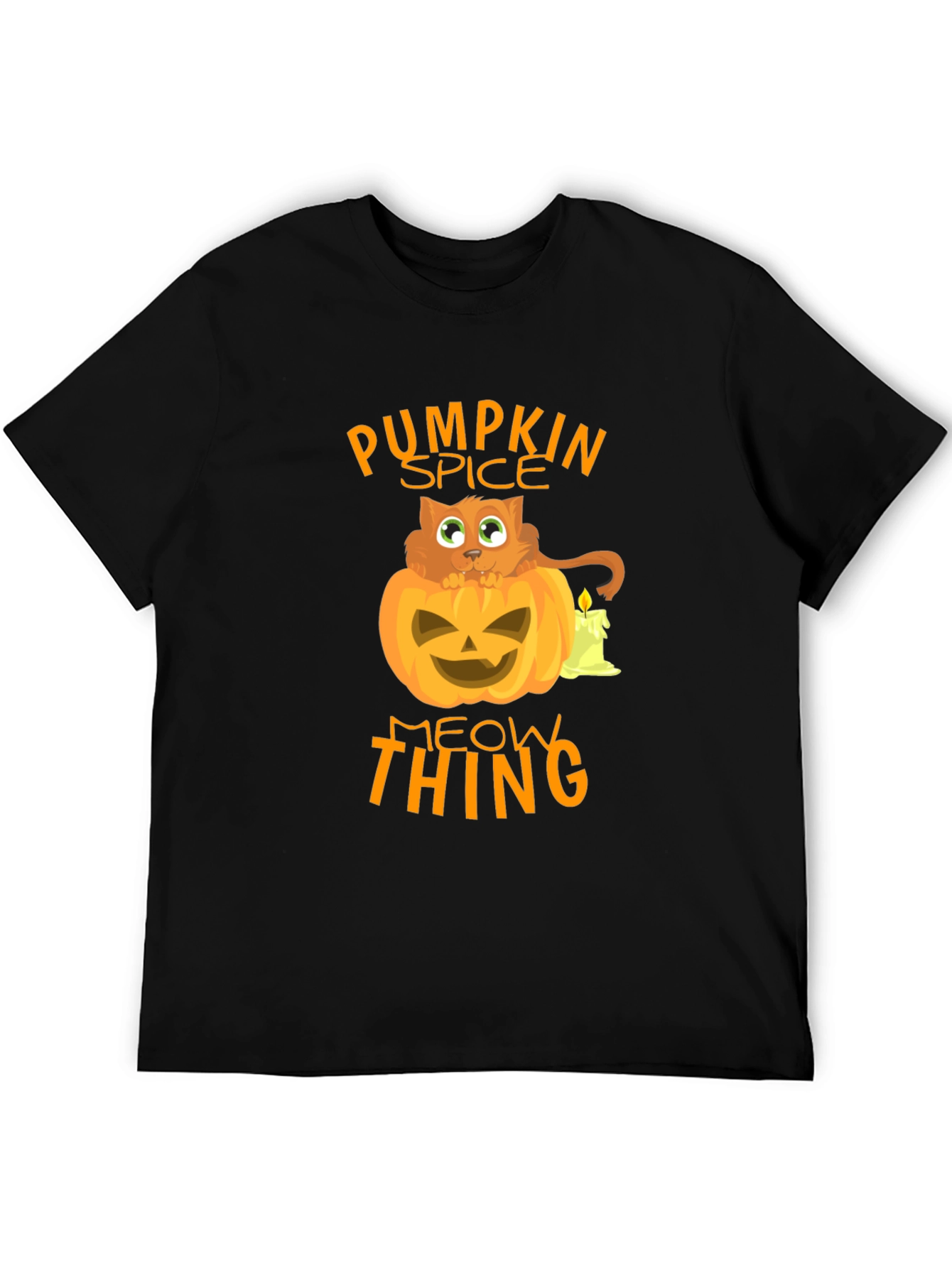 Pumpkin Spice Meow Thing Halloween T-Shirt