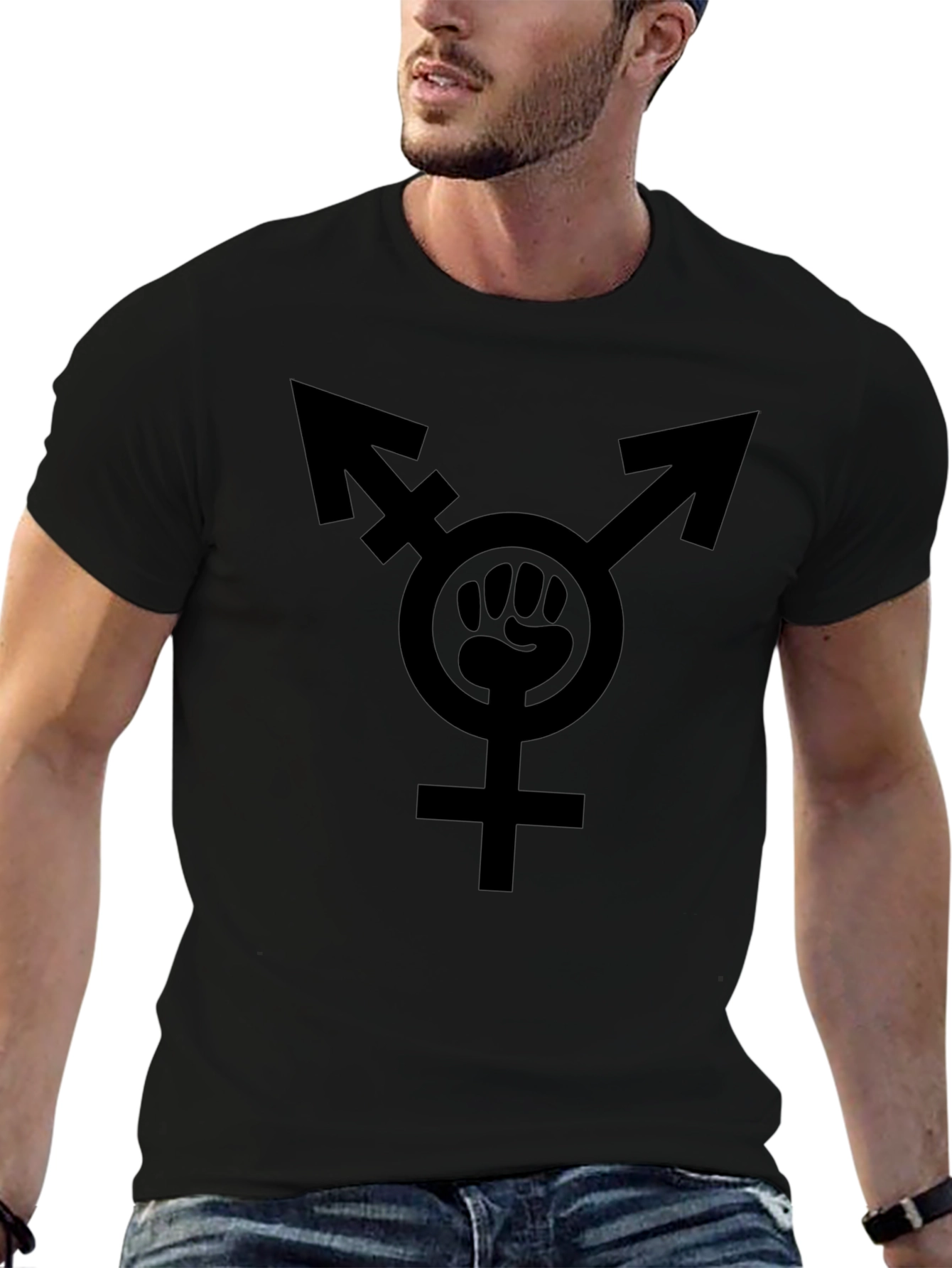 Empowered Transgender Fist T-Shirt