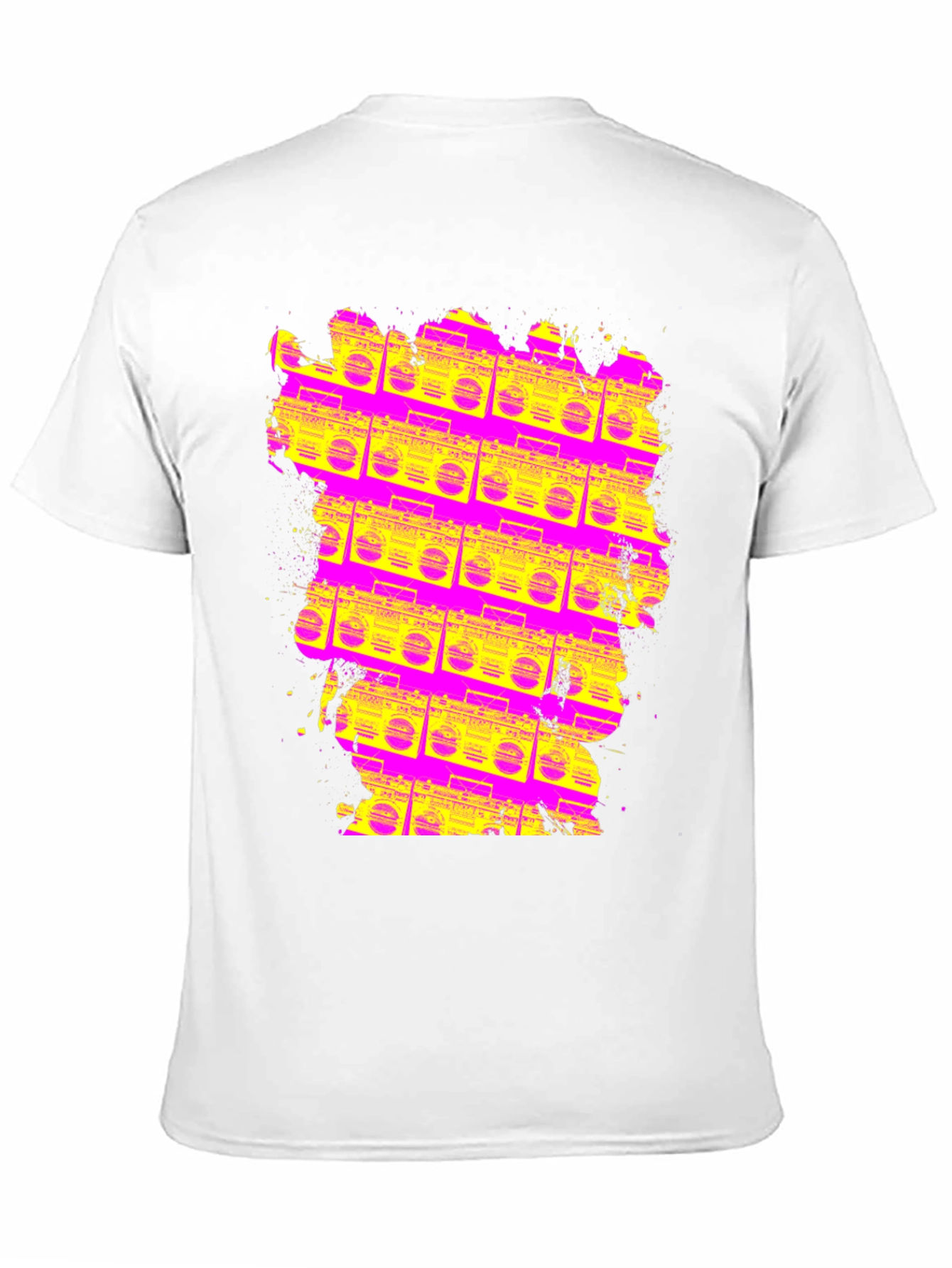 Retro Boombox T-Shirt - Vivid 80s Style