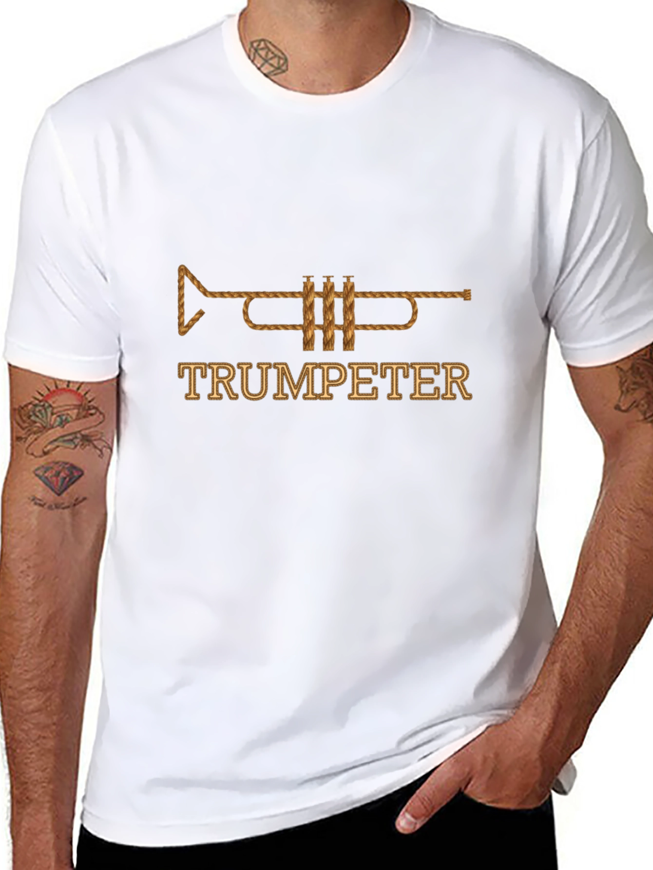 Trumpeter Rope Style Graphic T-Shirt