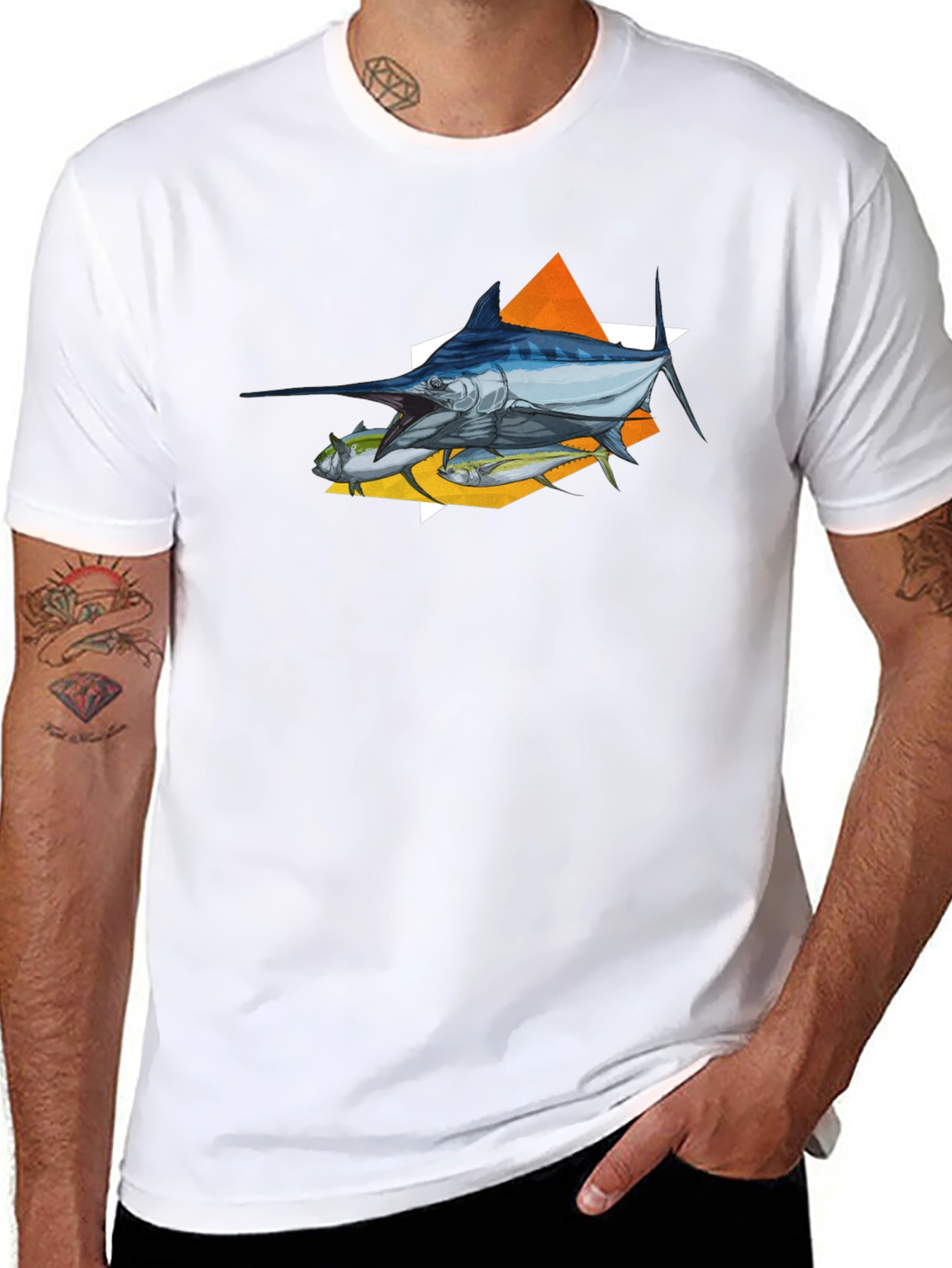 Marlin Fish Graphic Tee - Angler Style