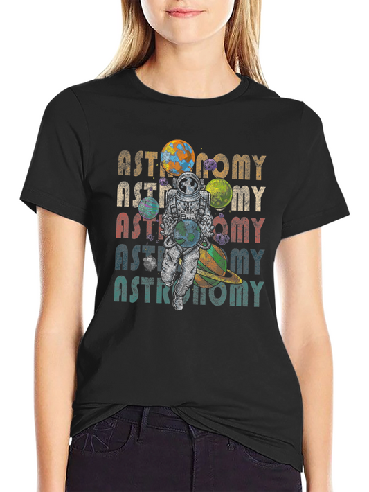 Astronomy Graphic Tee - Space Lovers T-Shirt