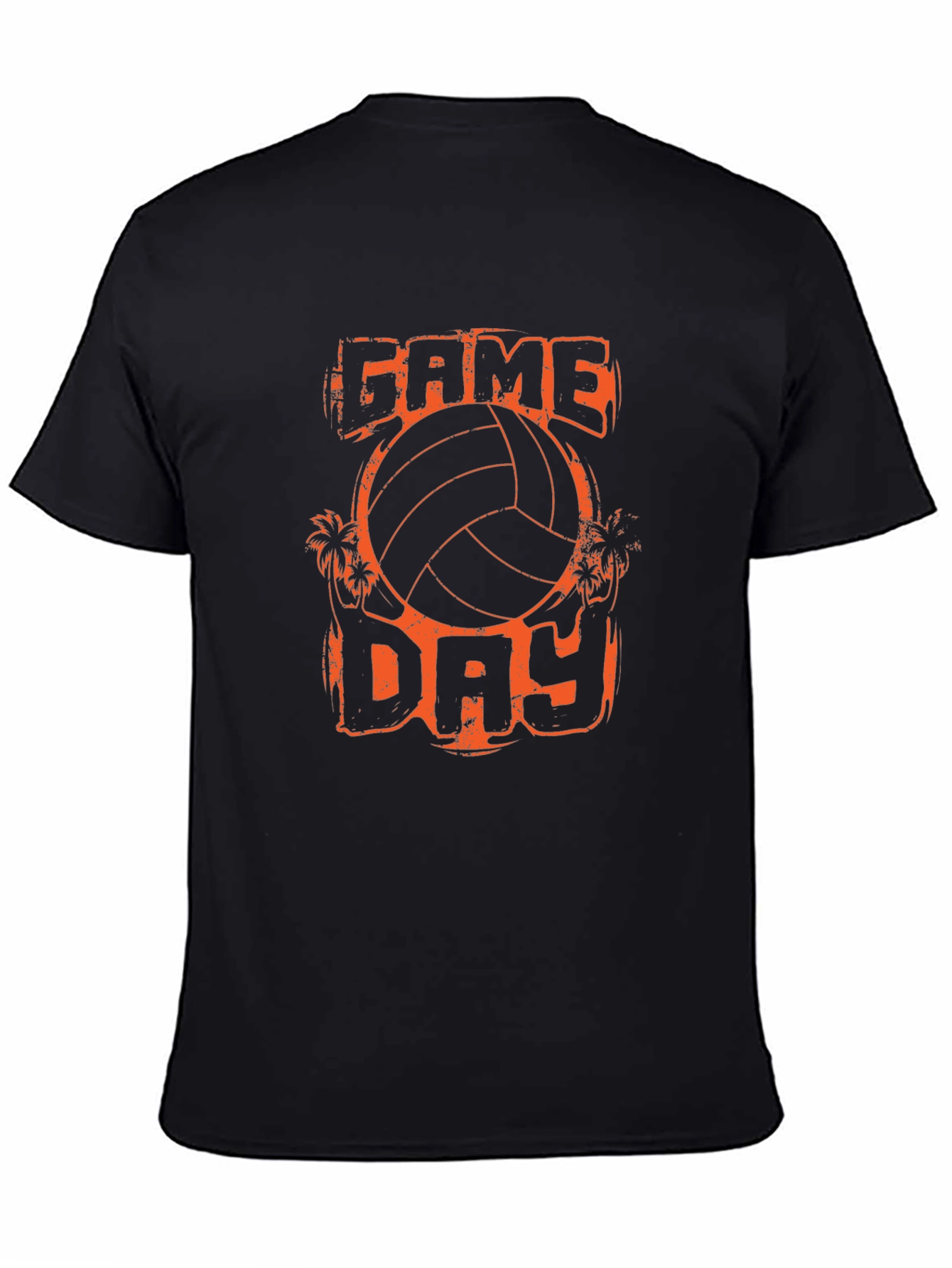Game Day Volleyball Graphic Tee - Black