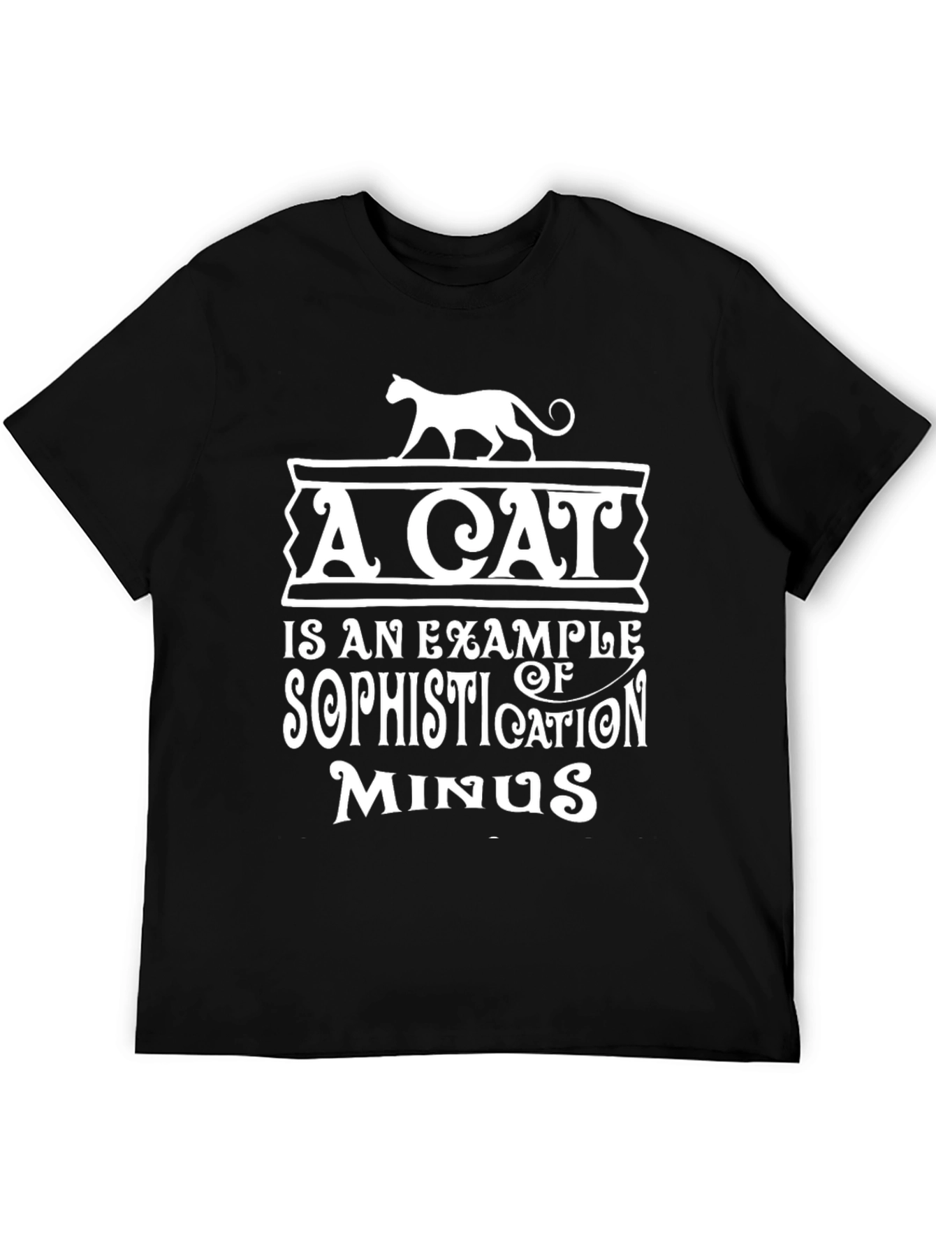 Funny Cat Sophistication T-Shirt