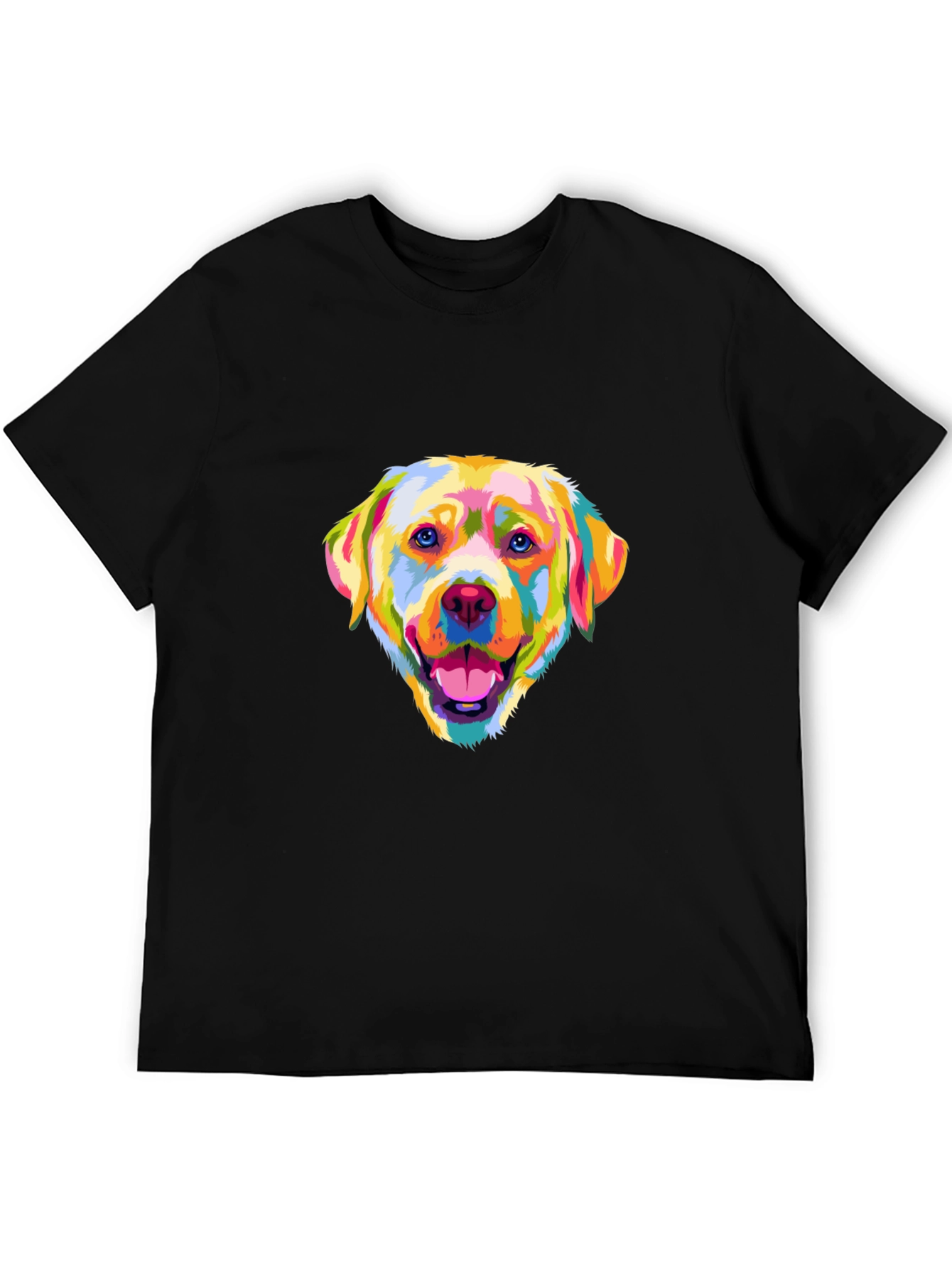 Dog Art Graphic T-Shirt - Vibrant Design