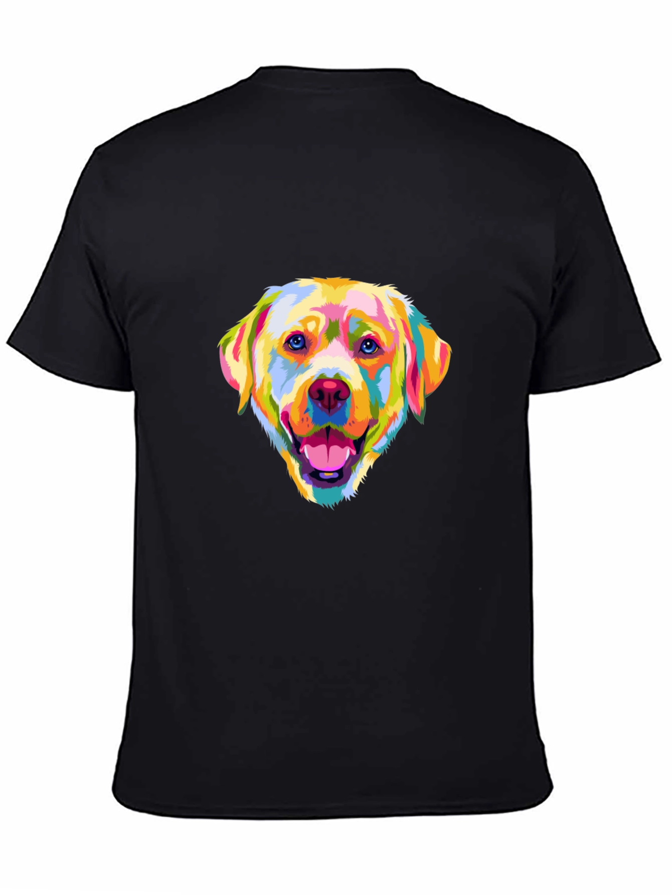 Dog Art Graphic T-Shirt - Vibrant Design
