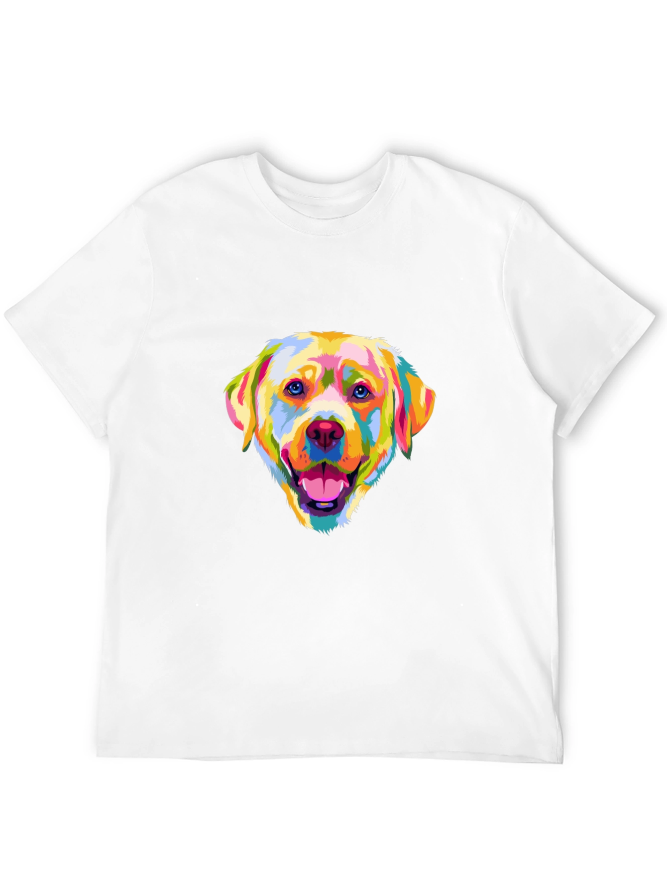 Dog Art Graphic T-Shirt - Vibrant Design