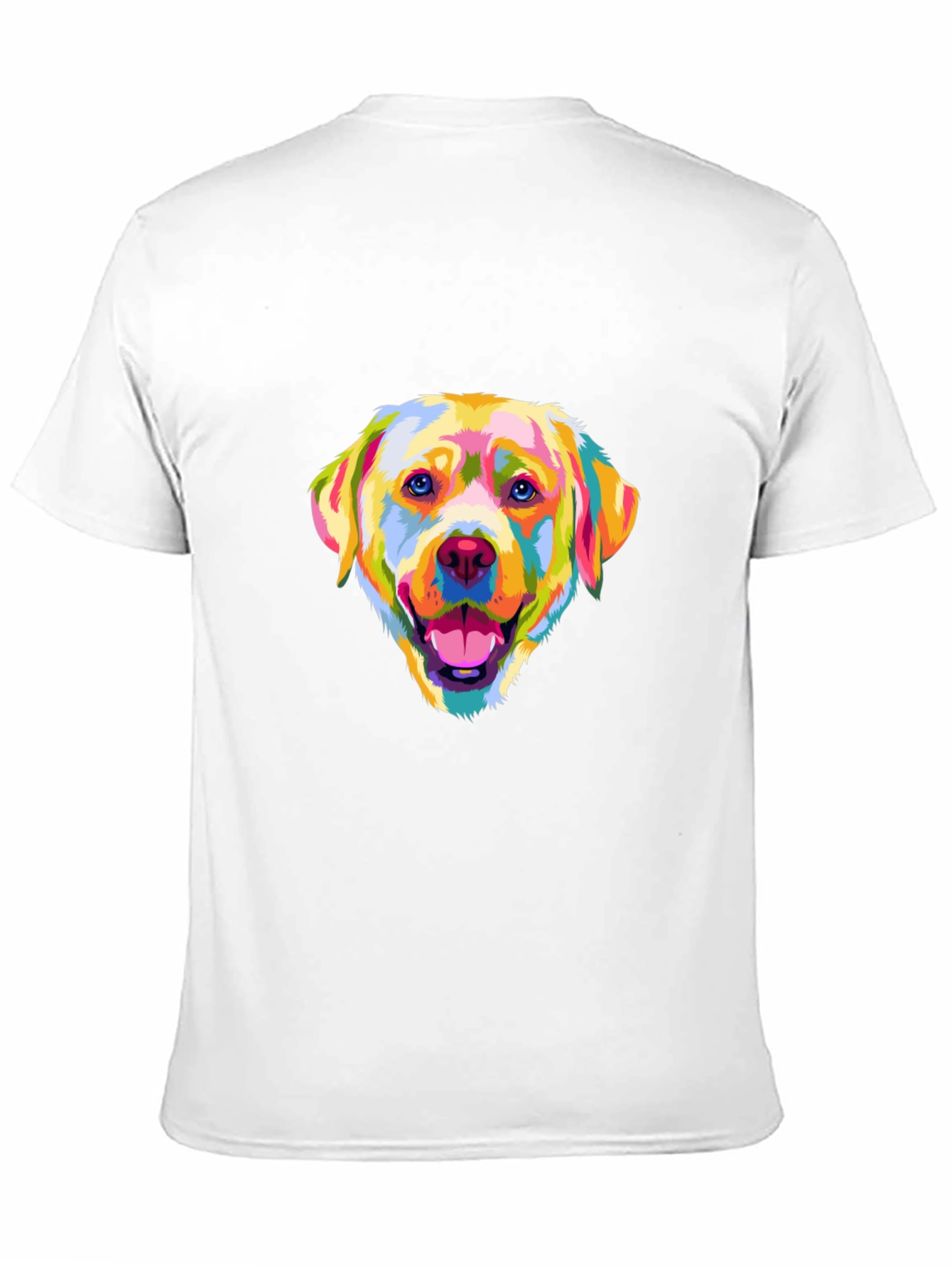 Dog Art Graphic T-Shirt - Vibrant Design