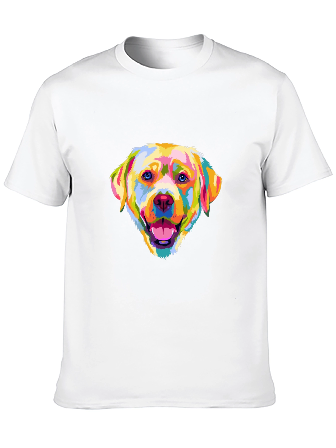 Dog Art Graphic T-Shirt - Vibrant Design