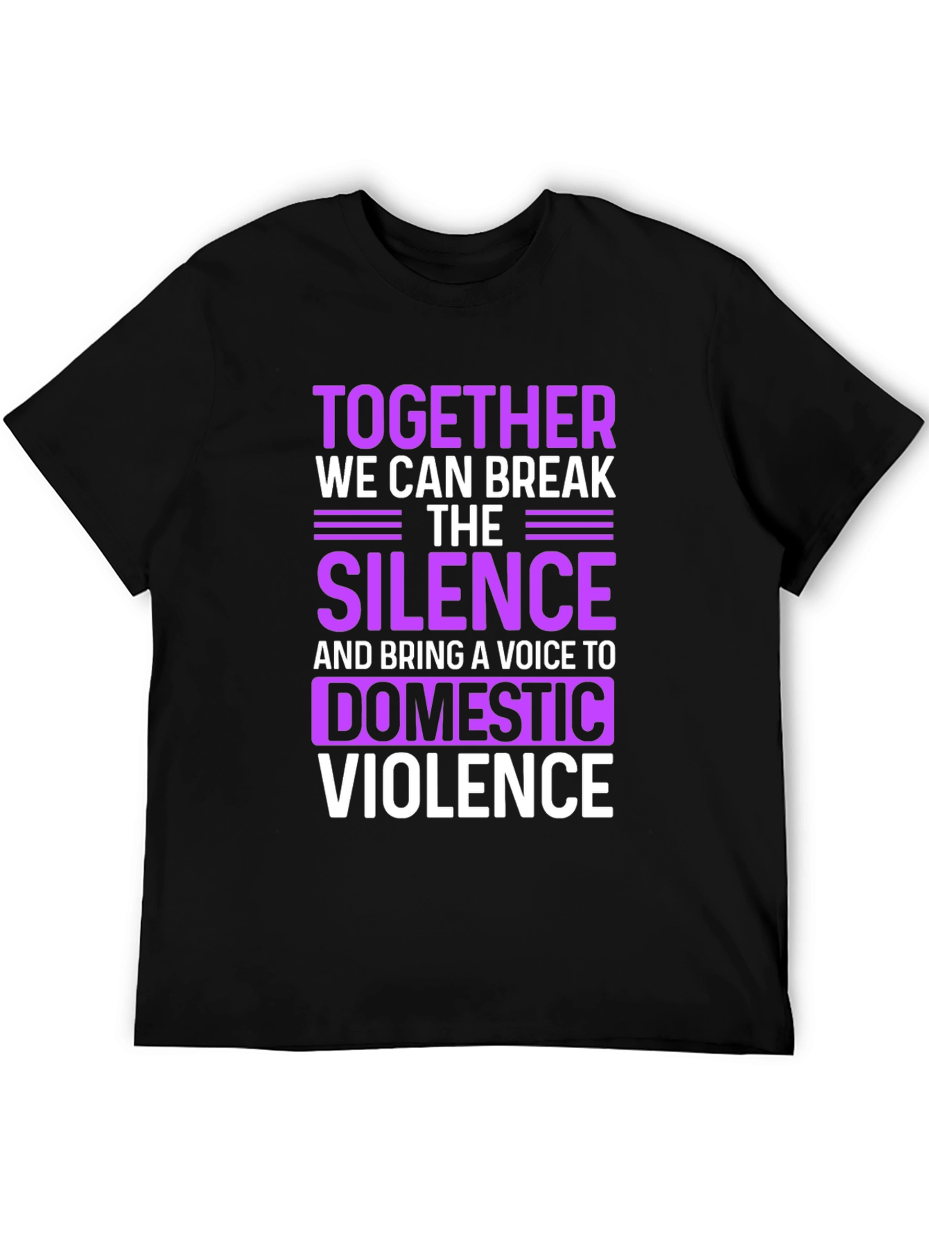 Break the Silence Domestic Violence Awareness T-Shirt
