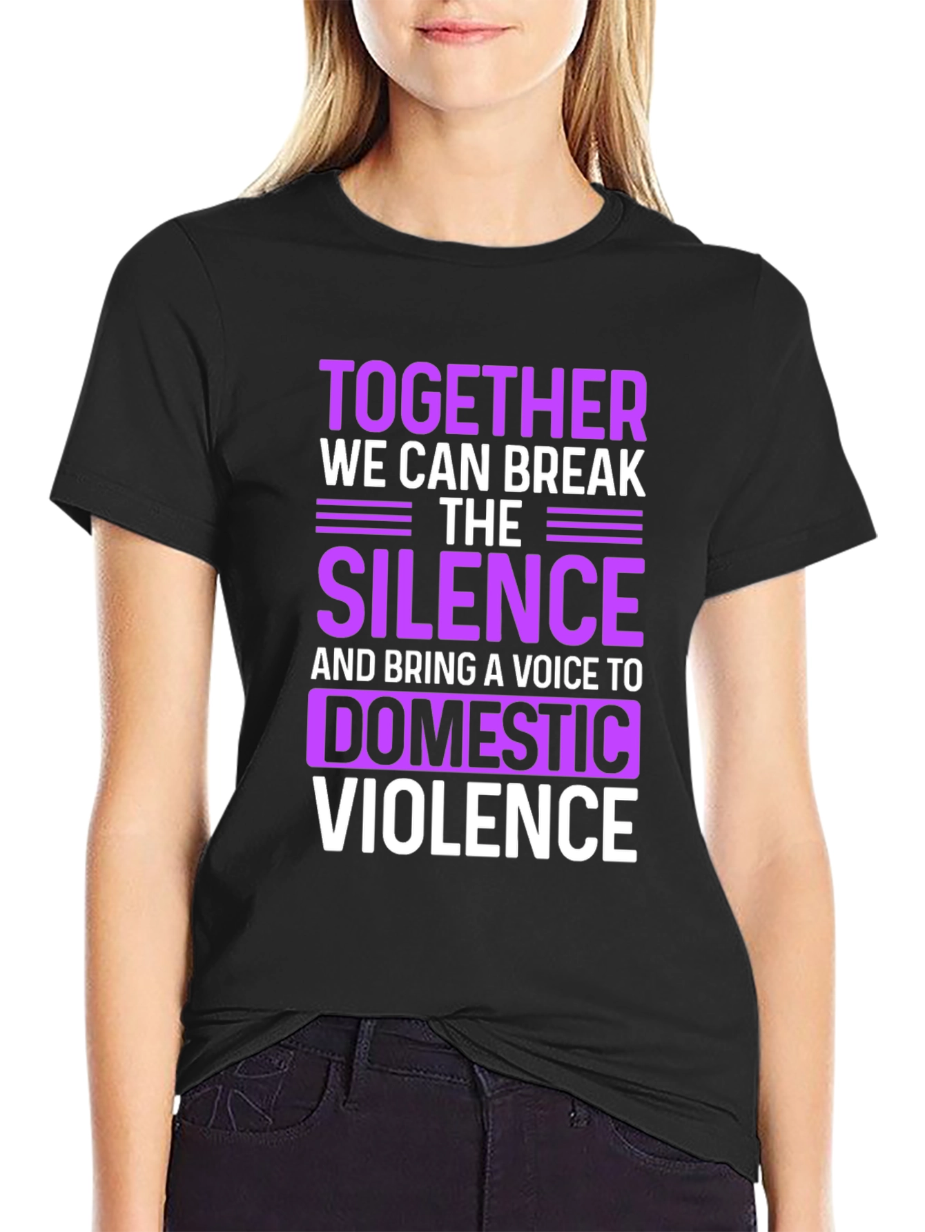 Break the Silence Domestic Violence Awareness T-Shirt