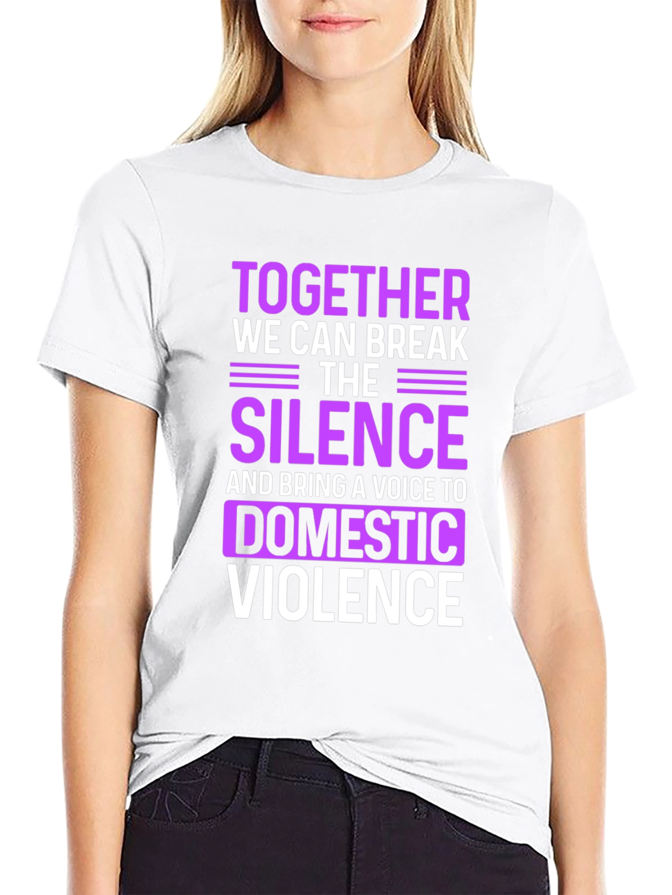 Break the Silence Domestic Violence Awareness T-Shirt