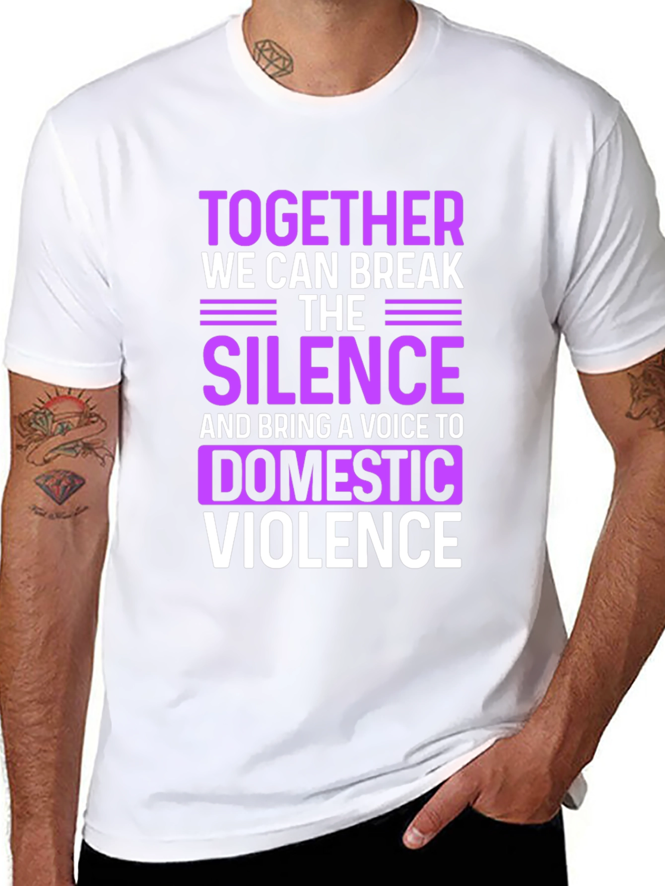 Break the Silence Domestic Violence Awareness T-Shirt