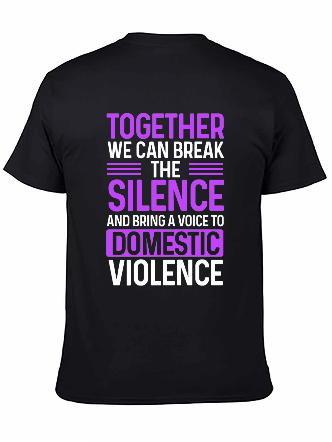 Break the Silence Domestic Violence Awareness T-Shirt