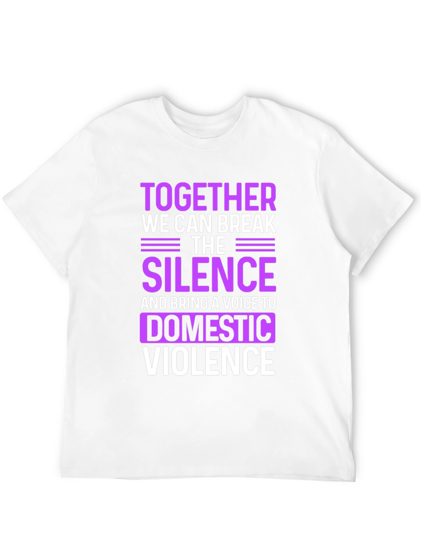 Break the Silence Domestic Violence Awareness T-Shirt