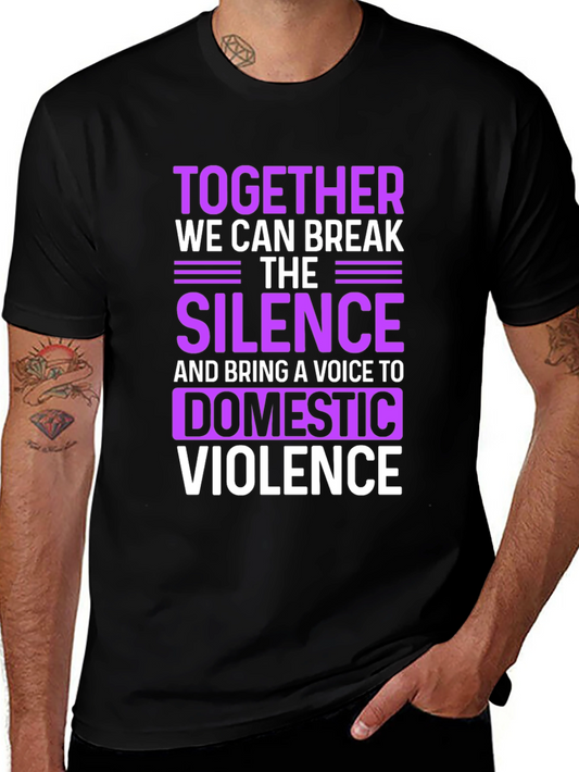 Break the Silence Domestic Violence Awareness T-Shirt