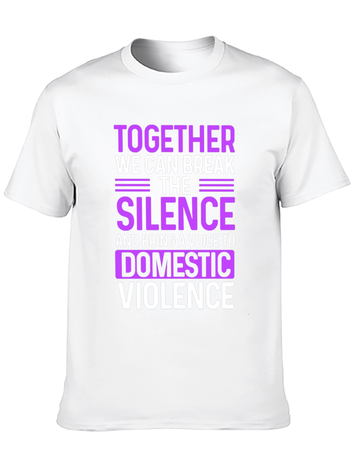 Break the Silence Domestic Violence Awareness T-Shirt