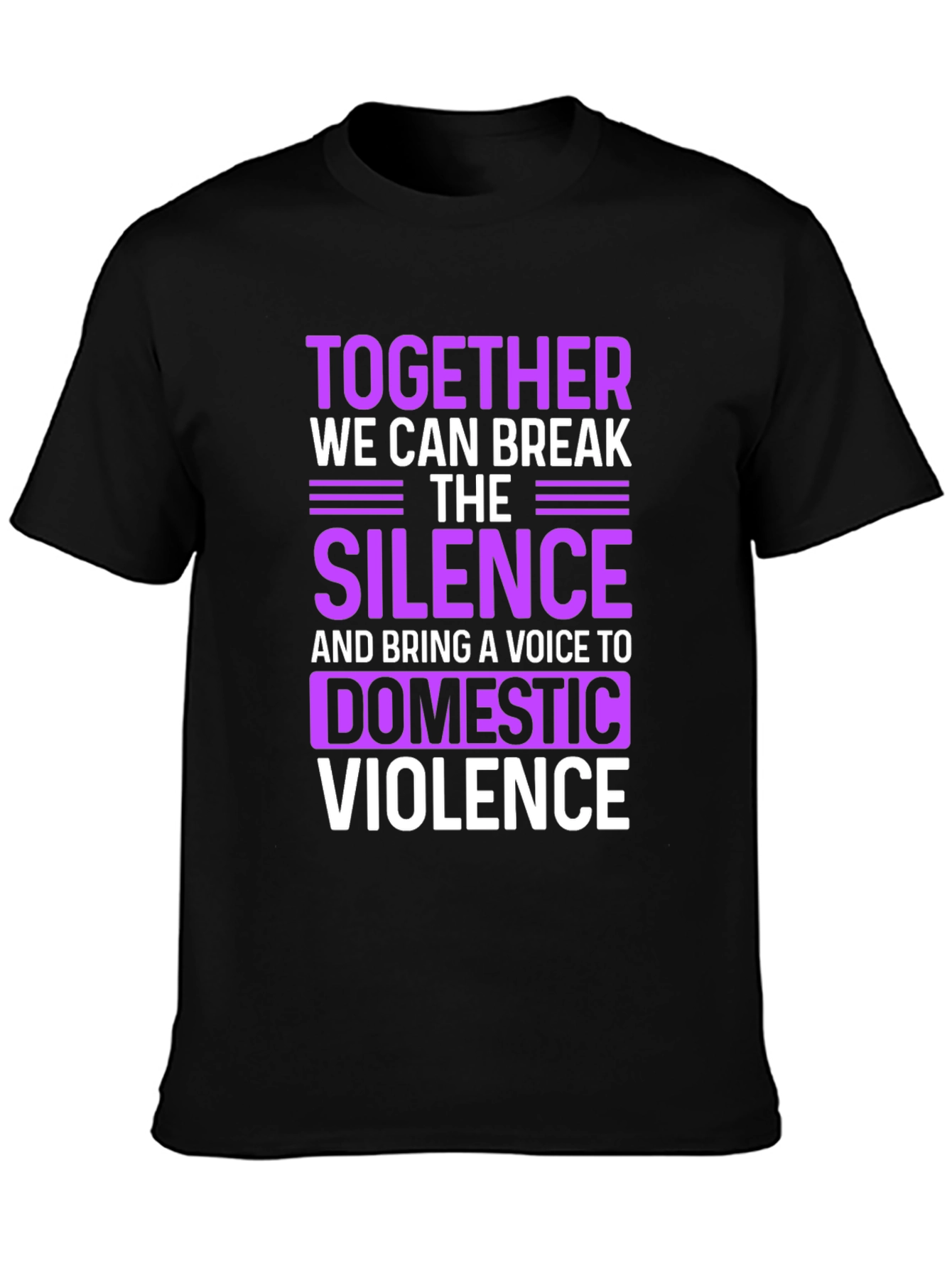 Break the Silence Domestic Violence Awareness T-Shirt