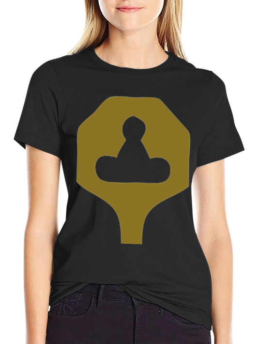 Graphic Tee: Abstract Geometric Symbol Shirt