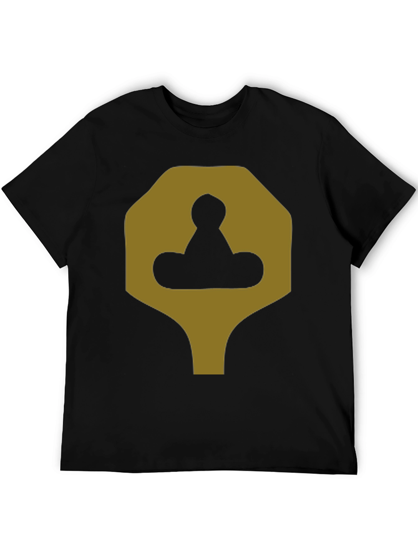 Graphic Tee: Abstract Geometric Symbol Shirt