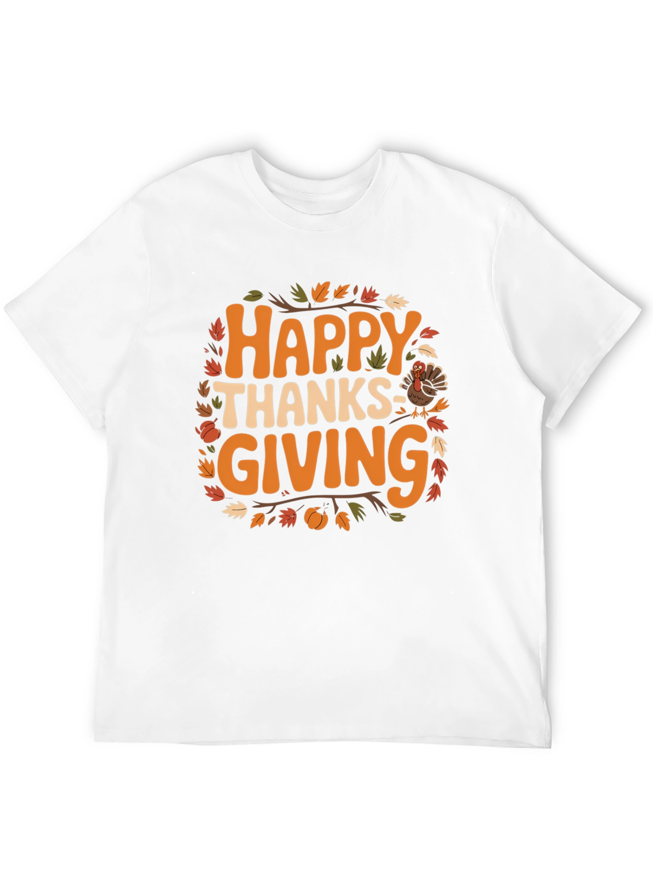 Happy Thanksgiving T-Shirt: Fall Holiday Graphic Tee