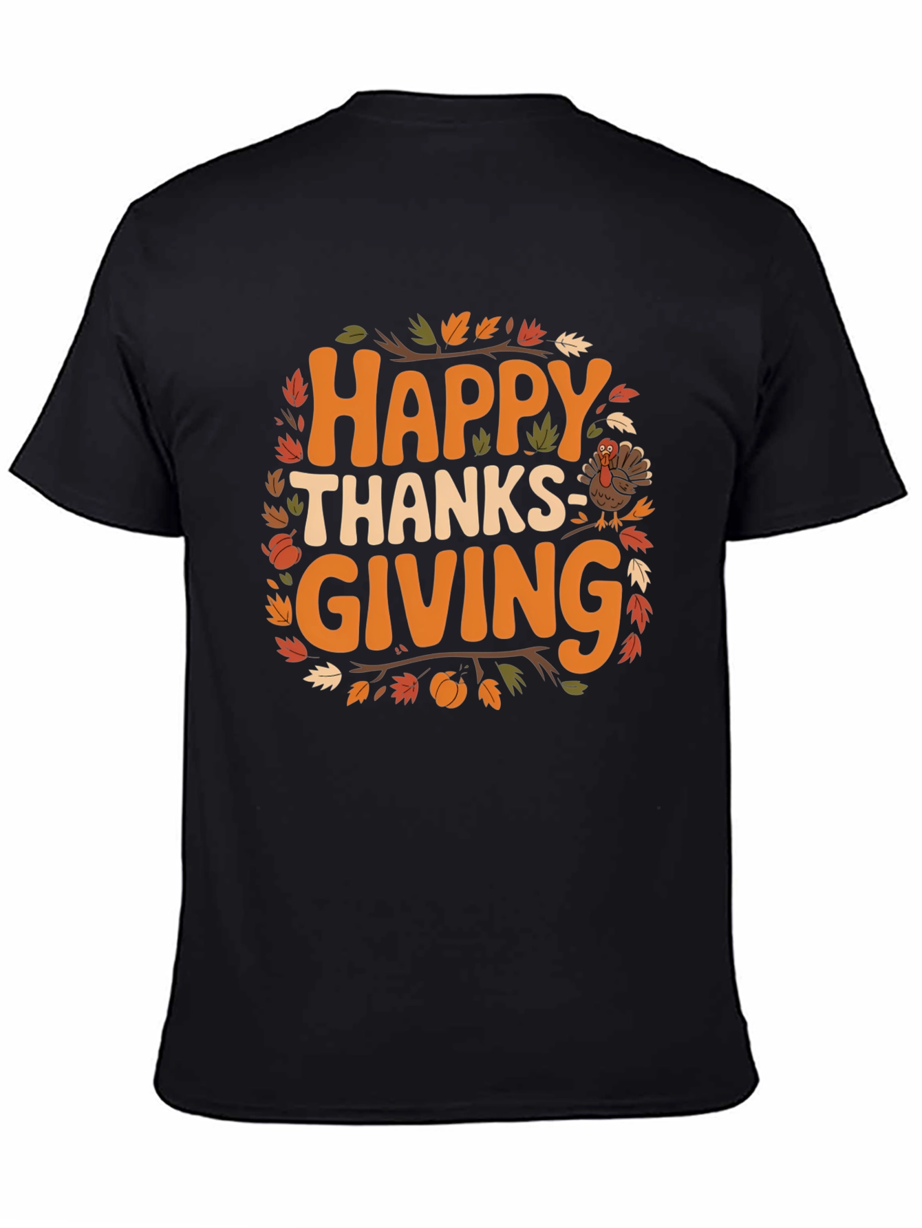 Happy Thanksgiving T-Shirt: Fall Holiday Graphic Tee
