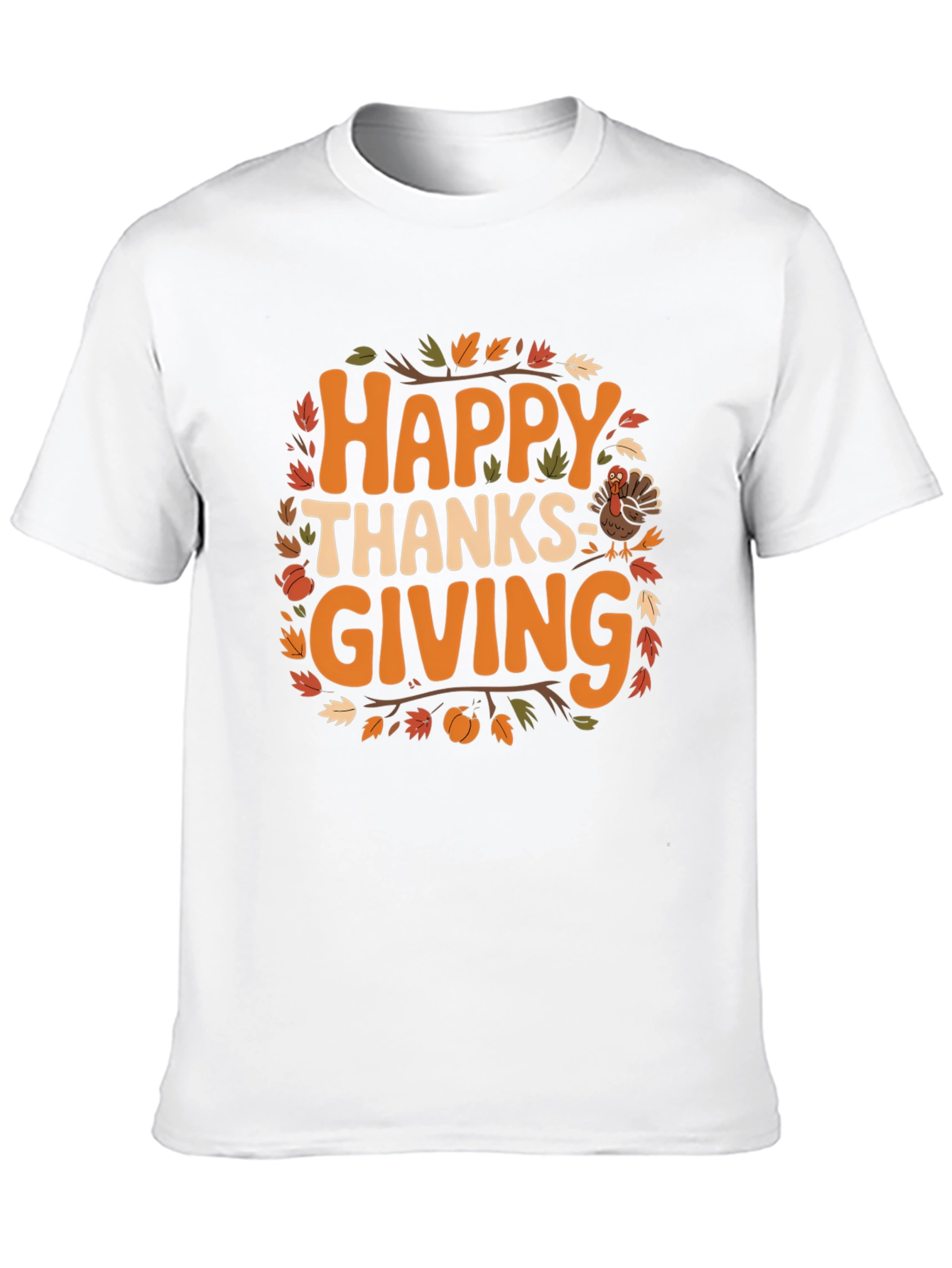 Happy Thanksgiving T-Shirt: Fall Holiday Graphic Tee