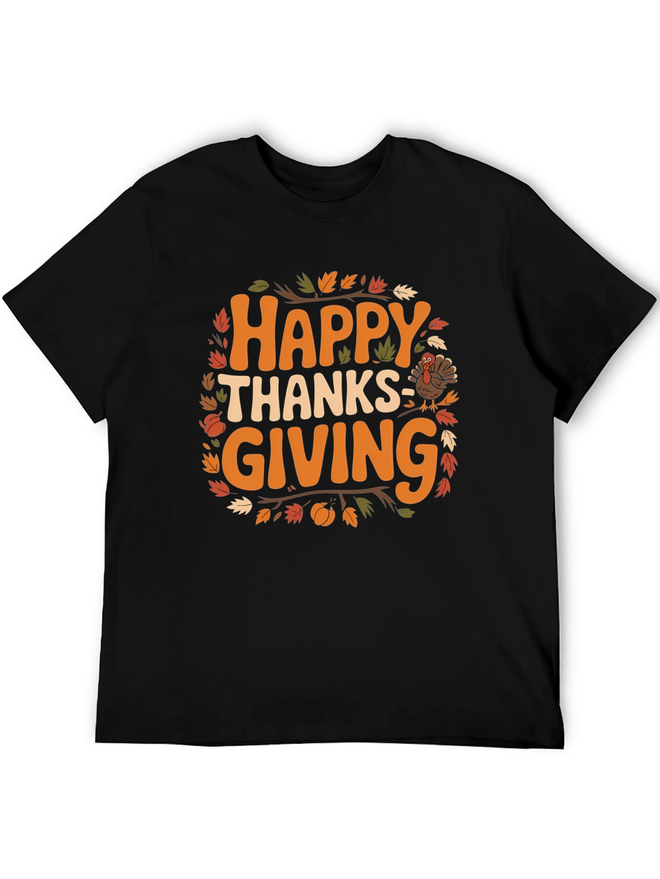 Happy Thanksgiving T-Shirt: Fall Holiday Graphic Tee
