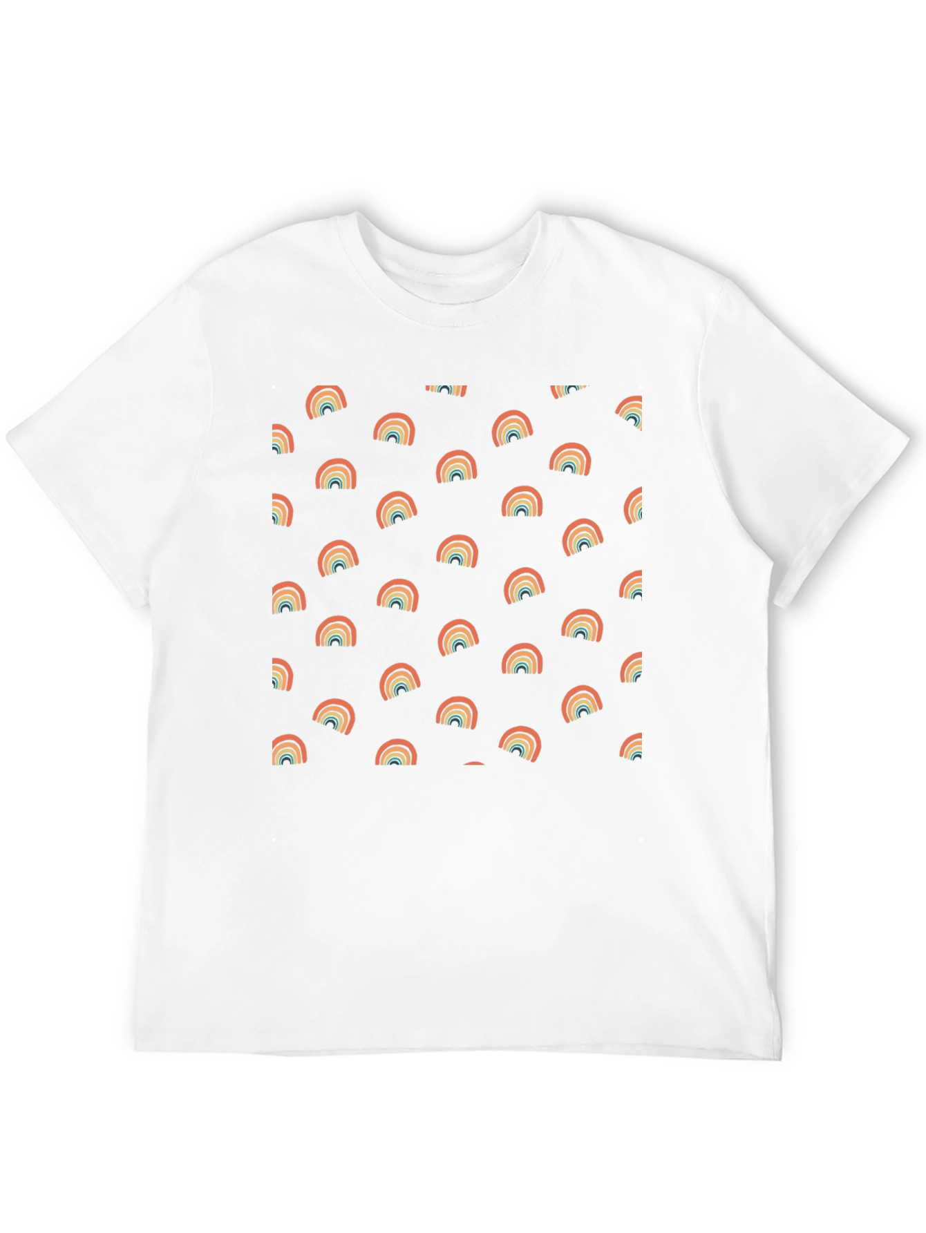 Retro Rainbow Pattern T-Shirt