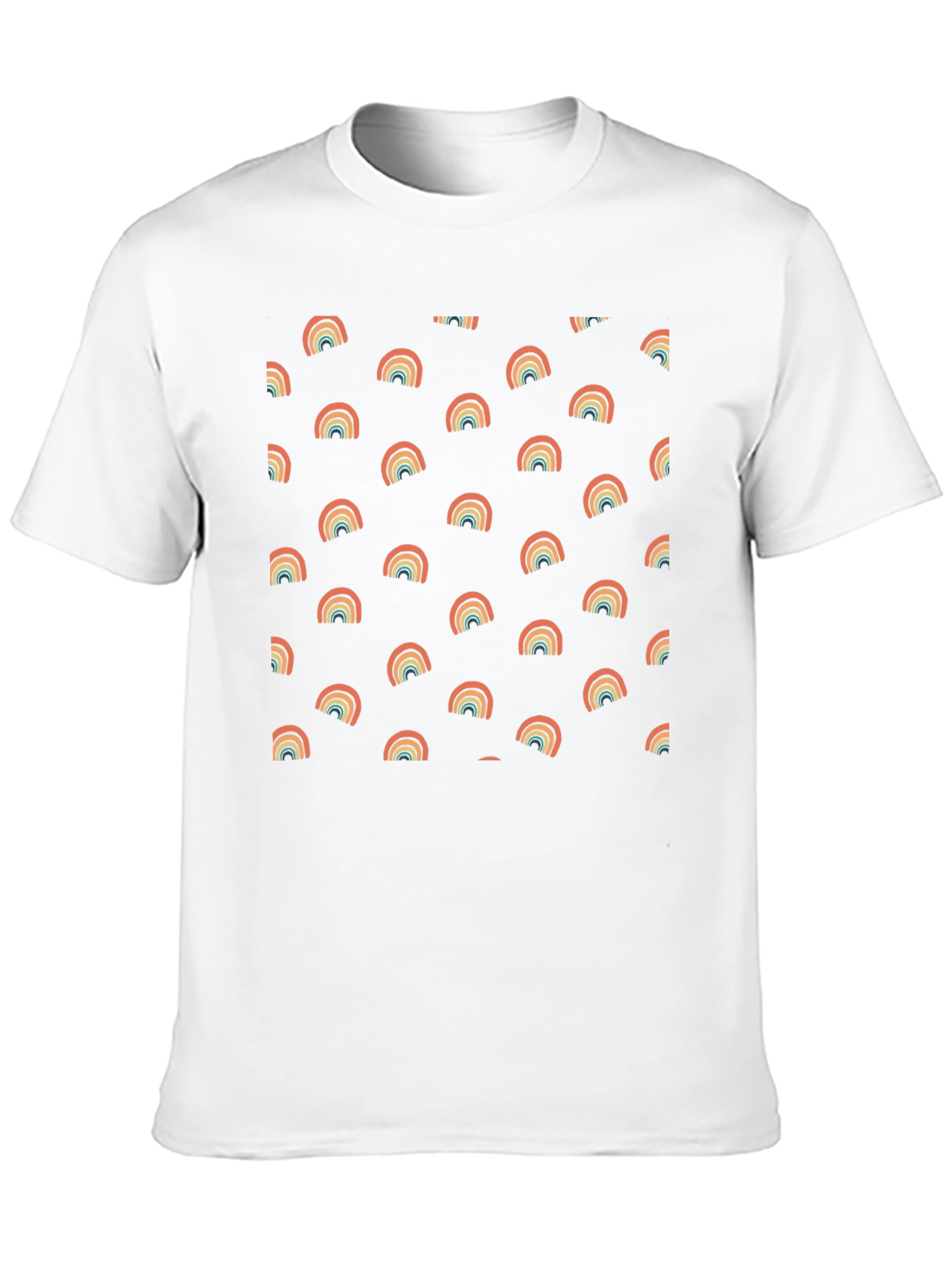 Retro Rainbow Pattern T-Shirt