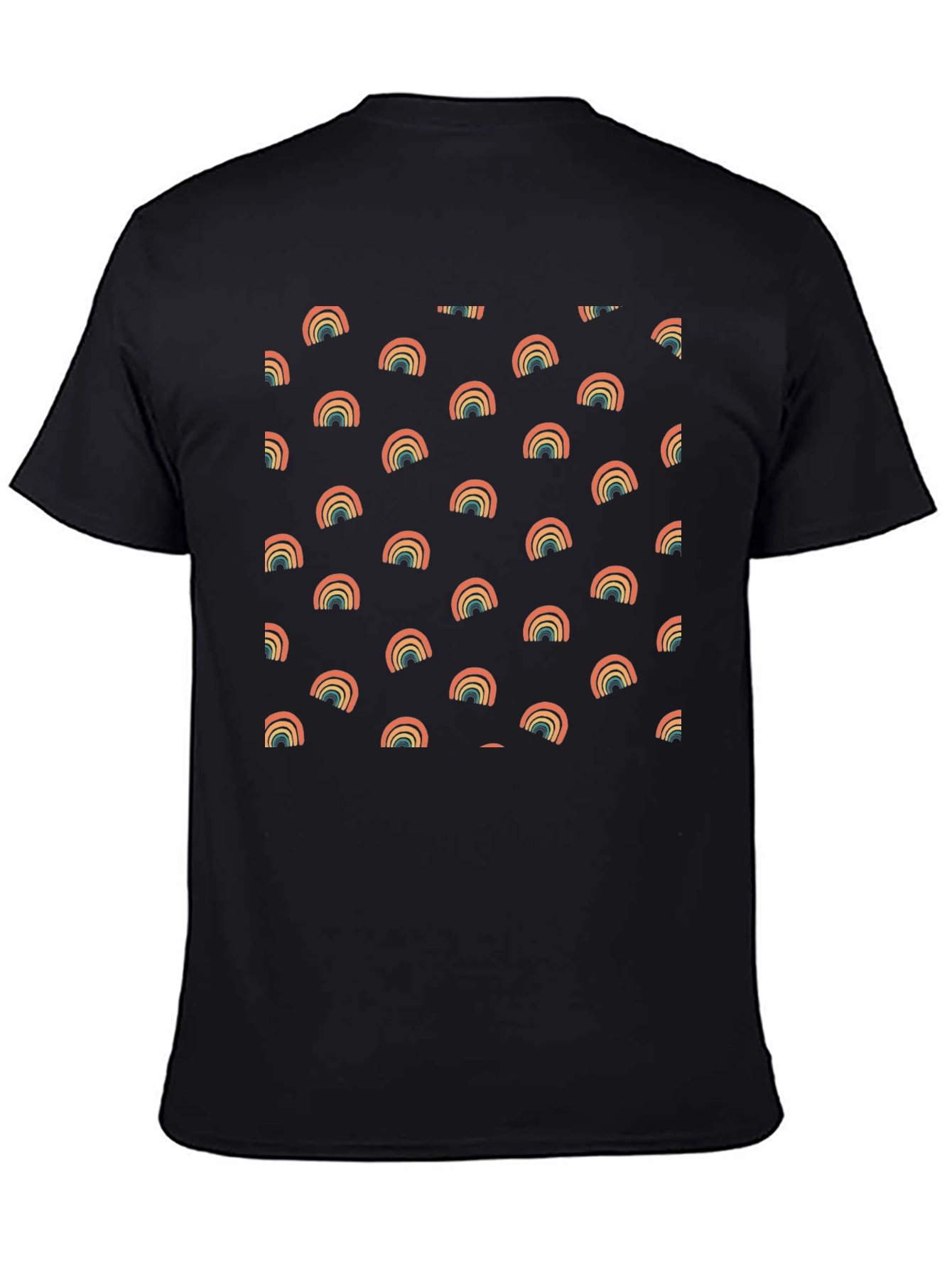 Retro Rainbow Pattern T-Shirt
