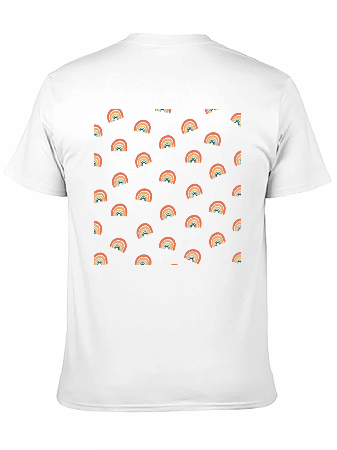 Retro Rainbow Pattern T-Shirt