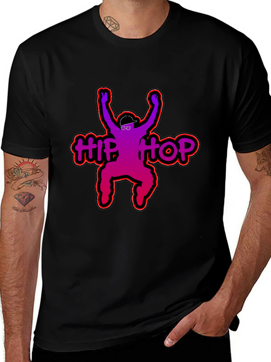 Hip Hop Graphic Print T-Shirt