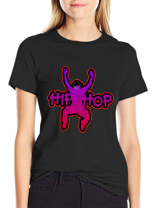 Hip Hop Graphic Print T-Shirt
