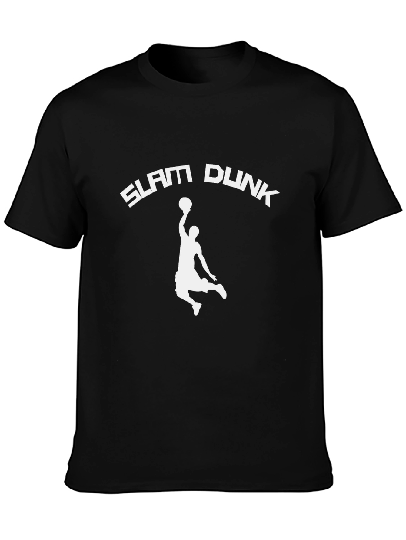 Slam Dunk Graphic T-Shirt - Black Cotton Tee
