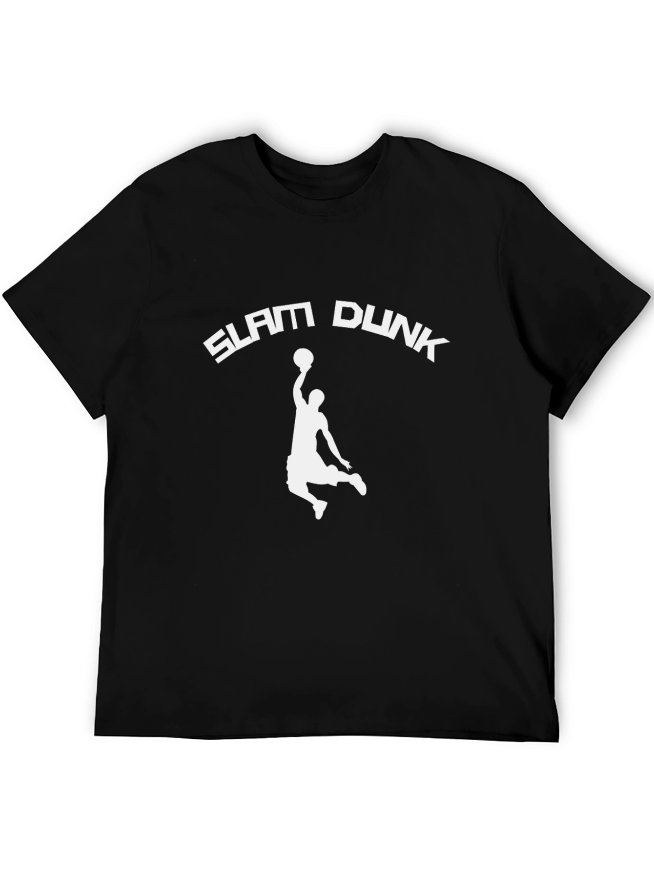 Slam Dunk Graphic T-Shirt - Black Cotton Tee
